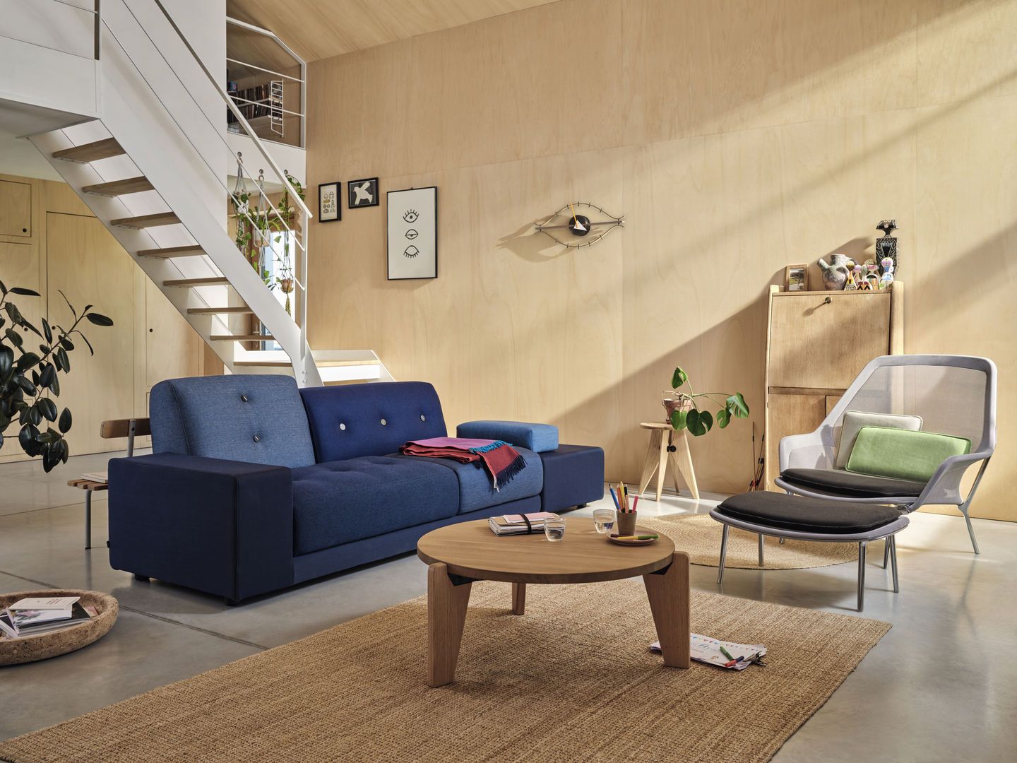 Slow Chair & Ottoman Sessel Vitra