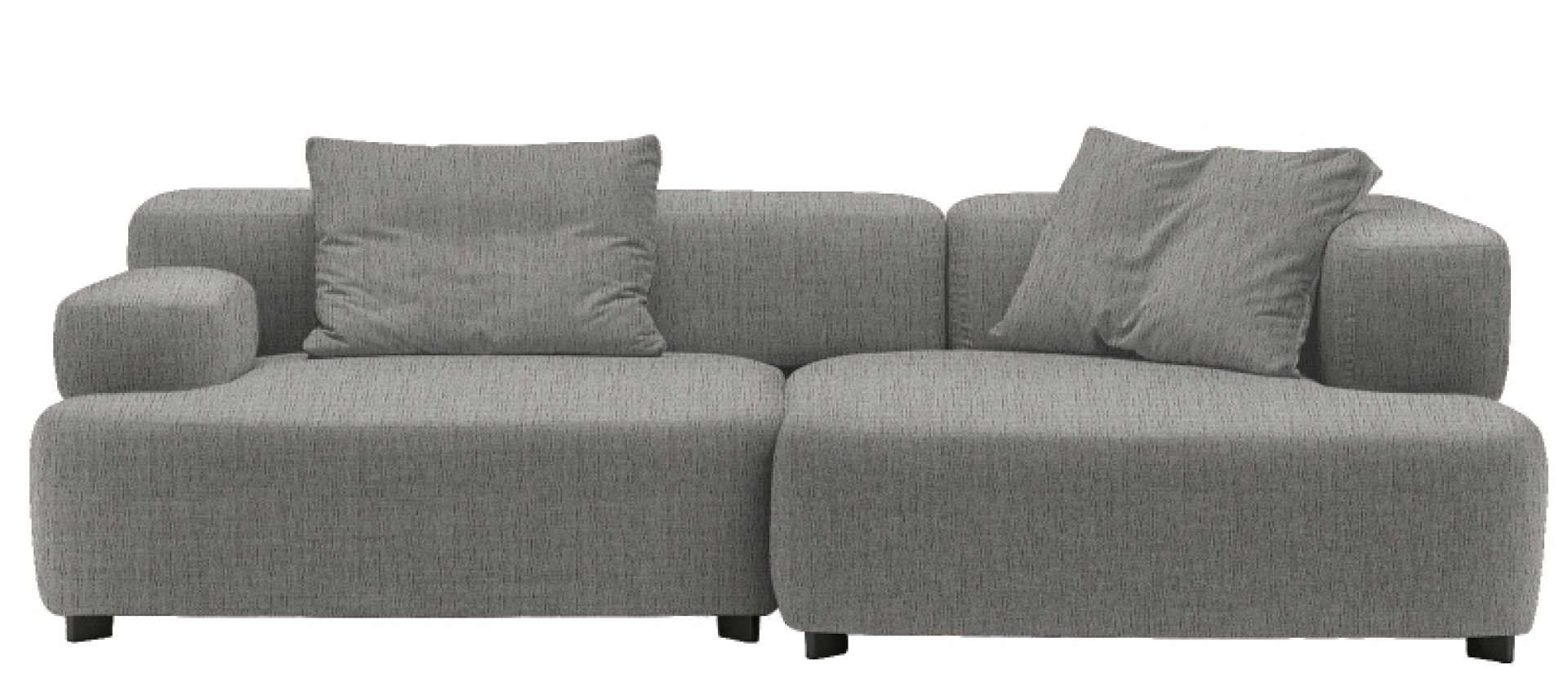 Alphabet 3-Sitzer Sofa Armlehne Rechts Fritz Hansen
