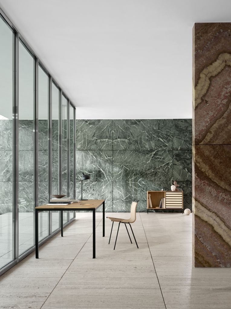 PK1 Stuhl mit Naturkordel von Carl Hansen & Søn im modernen Interieur. Designstuhl kaufen.