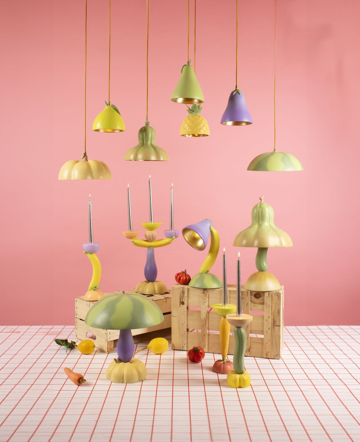 Vitamin Table lamp Tischleuchte Wassermelone Seletti