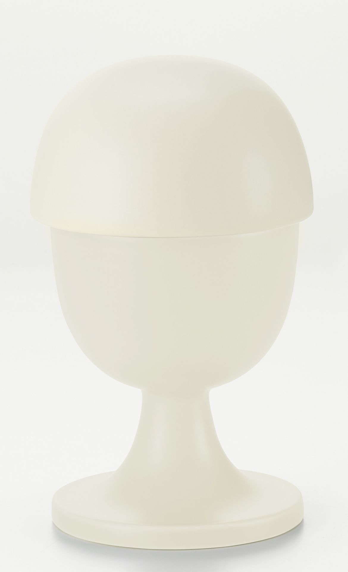 Keramikbehälter in Creme-Weiß mit Deckel, ideal als stilvolle Aufbewahrung für Küche und Wohnen.