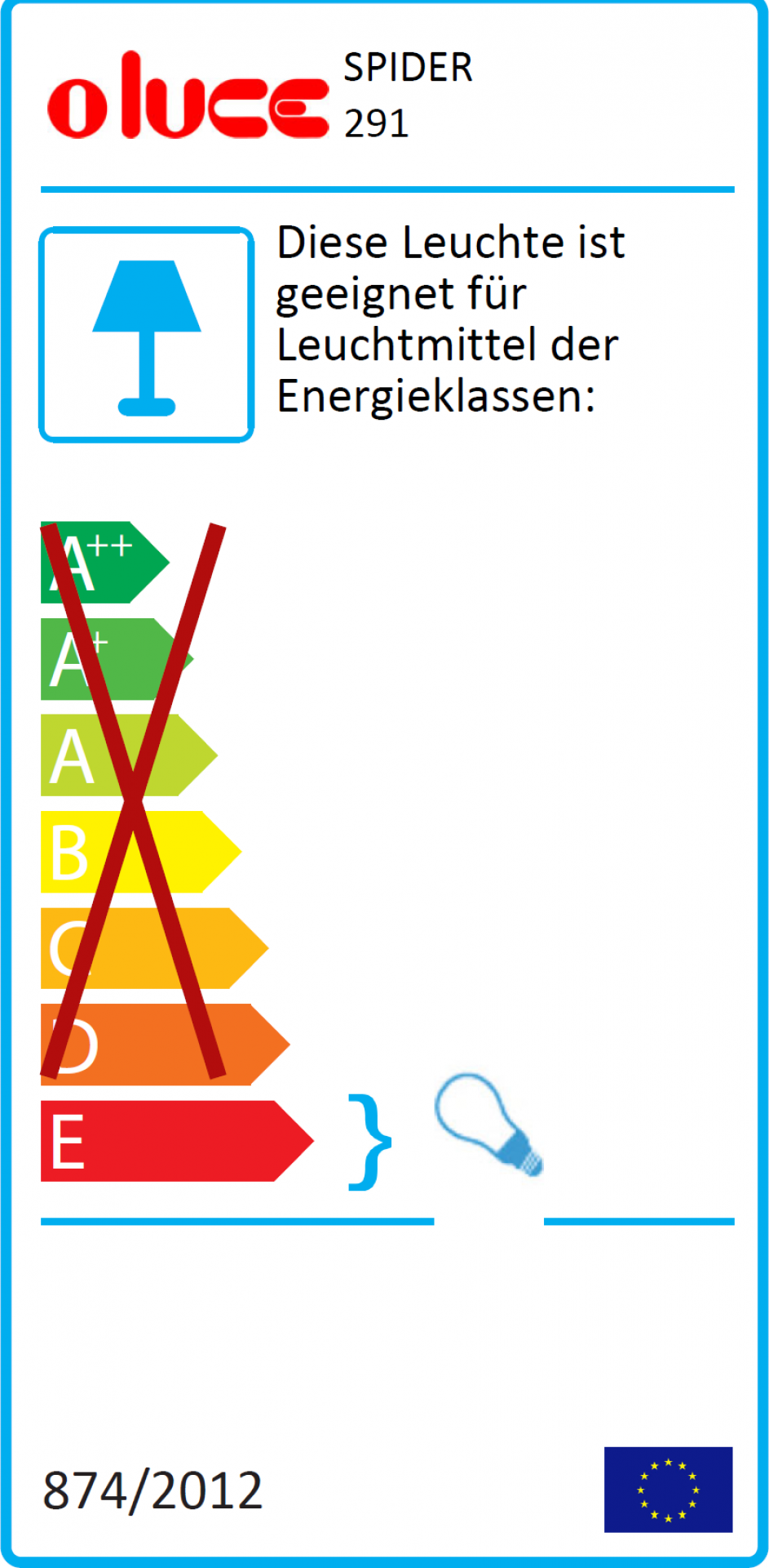Spider 291 Tischleuchte Oluce