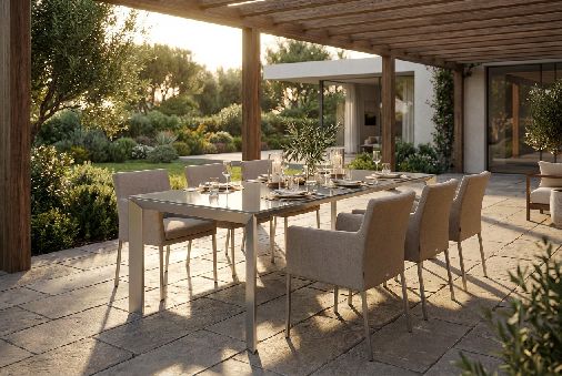 Nori Tisch / Esstisch Outdoor Kristalia