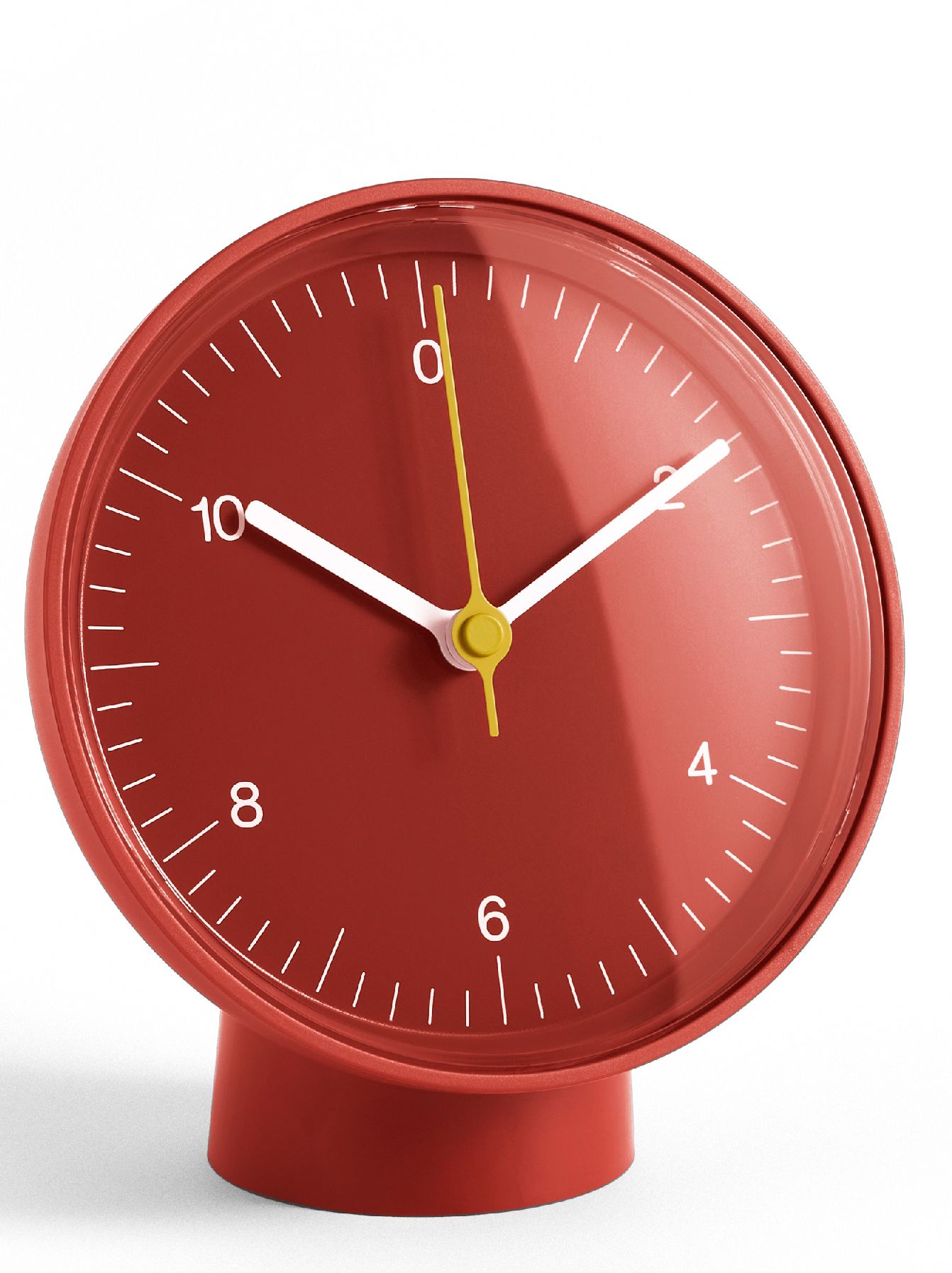 Table Clock Dual-function Tischuhr / Wanduhr Hay Rot