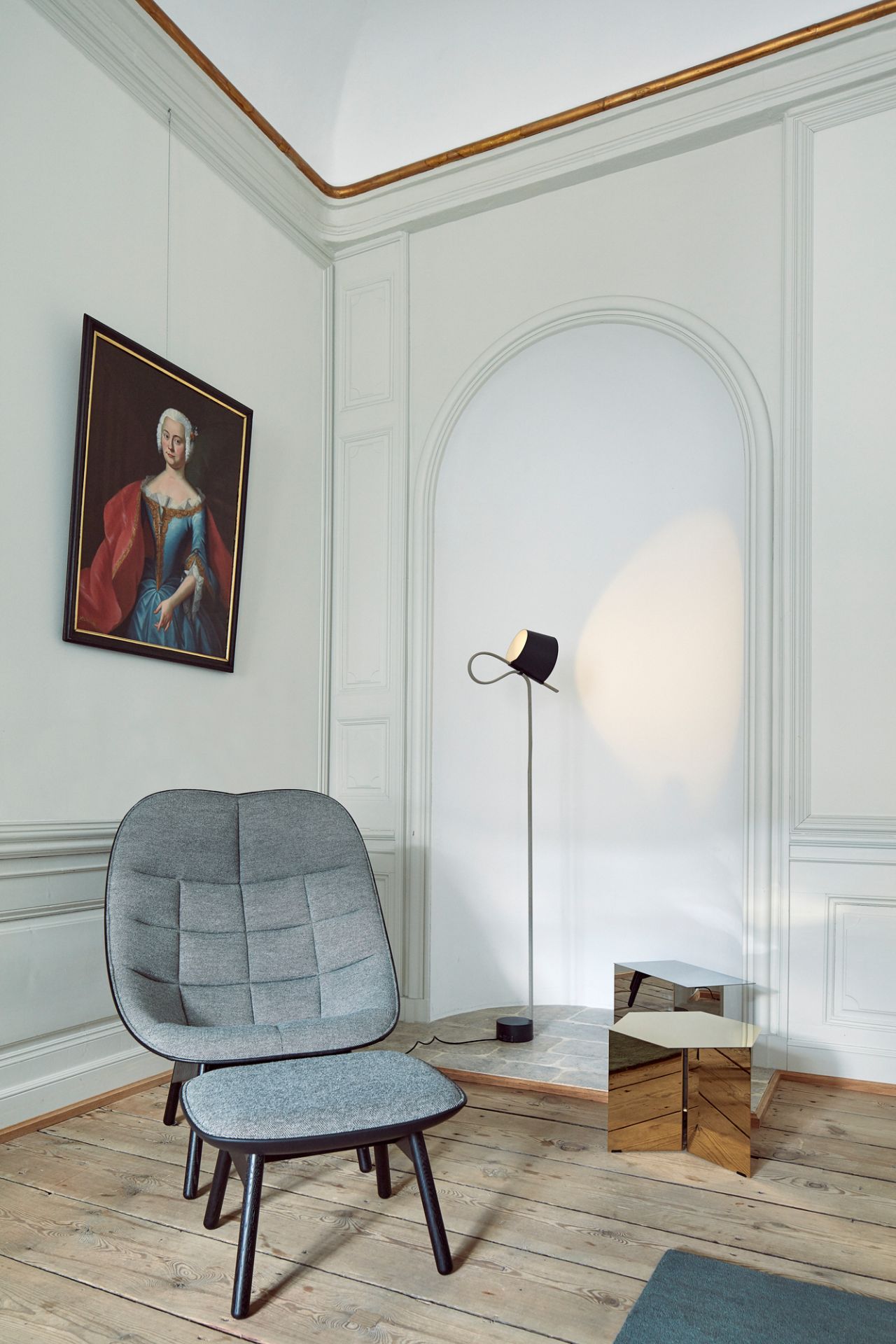 Uchiwa / Uchiwa Quilt Armchair Sessel Hay