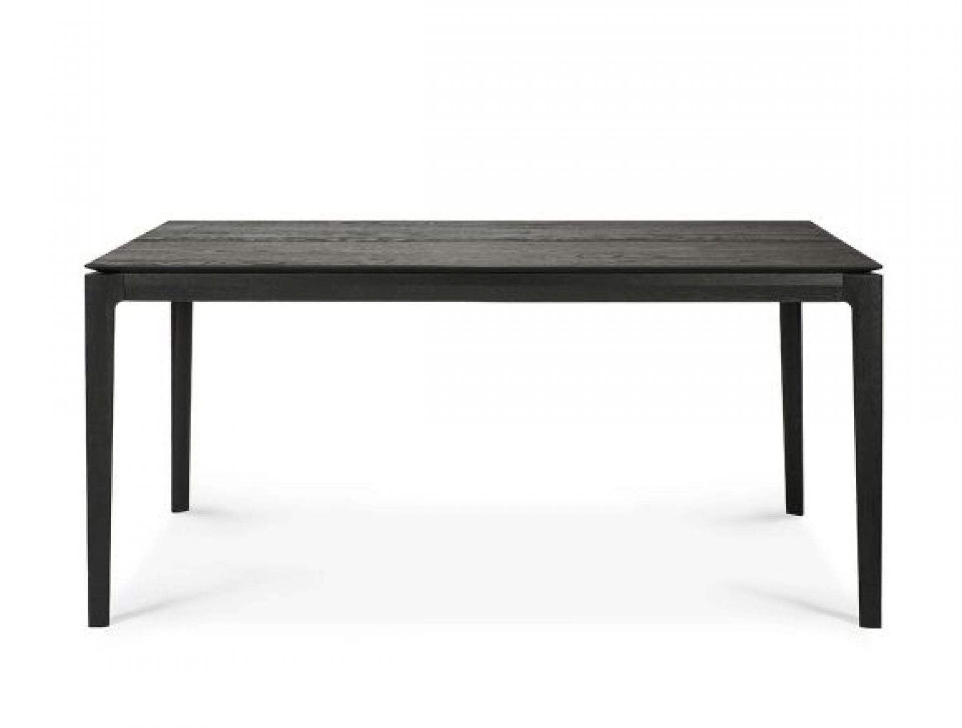 Bok Esstisch ausziehbar, Eiche Schwarz von Ethnicraft, 160 cm breit. Moderner Holztisch für Esszimmer.