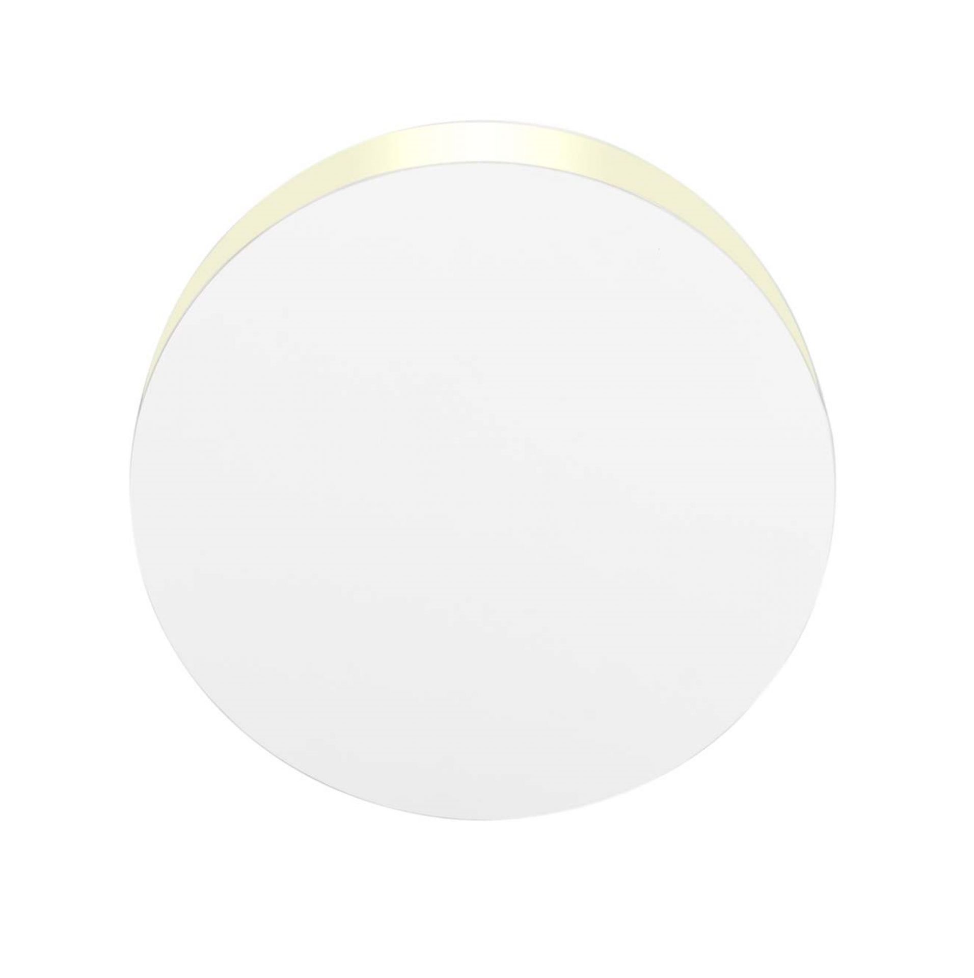 Weiße, runde LT05 North Wandleuchte von e15, modernes Design für Innenräume, Deckenleuchte.