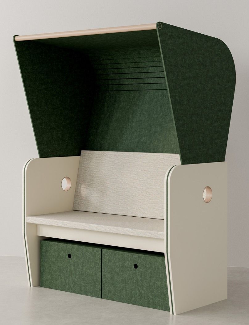 Baltic Strandkorb Besprechungs-/ Rückzugsplatz Palmberg