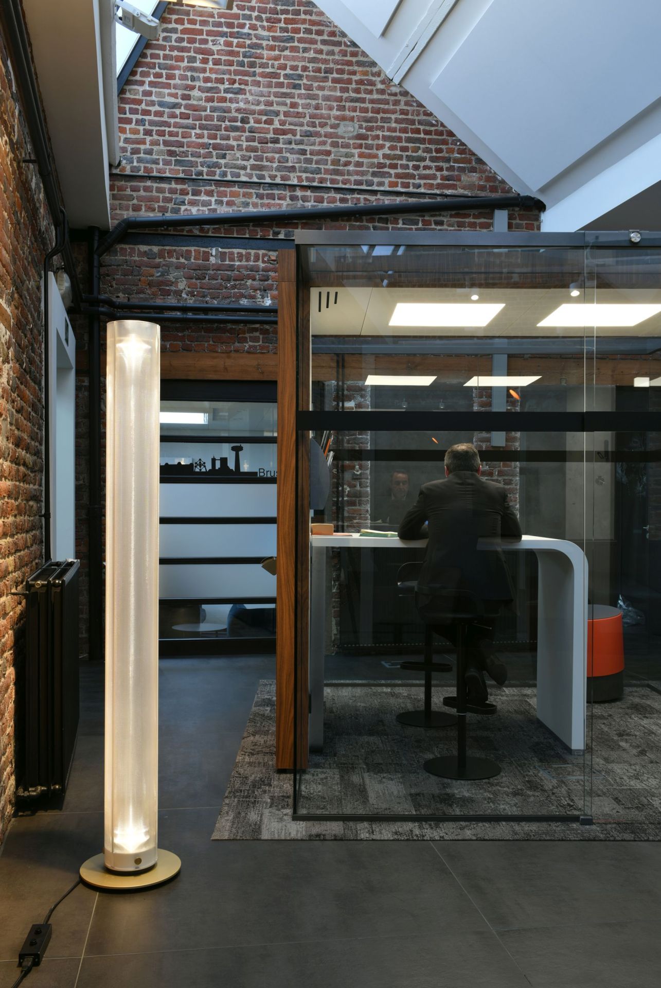 Twilight 360 Stehleuchte Belux Aluminium