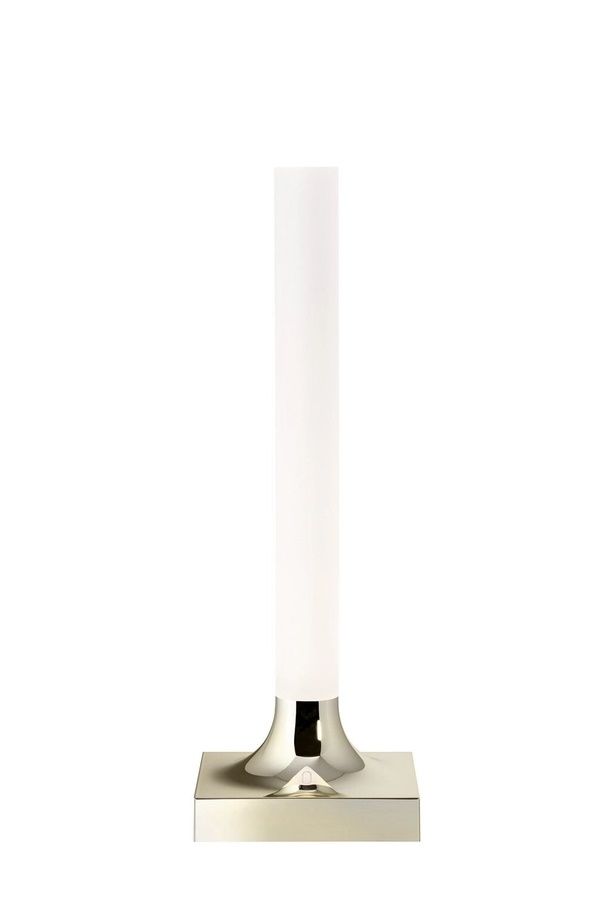 Goodnight Akkuleuchte von Kartell in Champagner glänzend: Moderne Tischleuchte mit Akku für Innenräume.