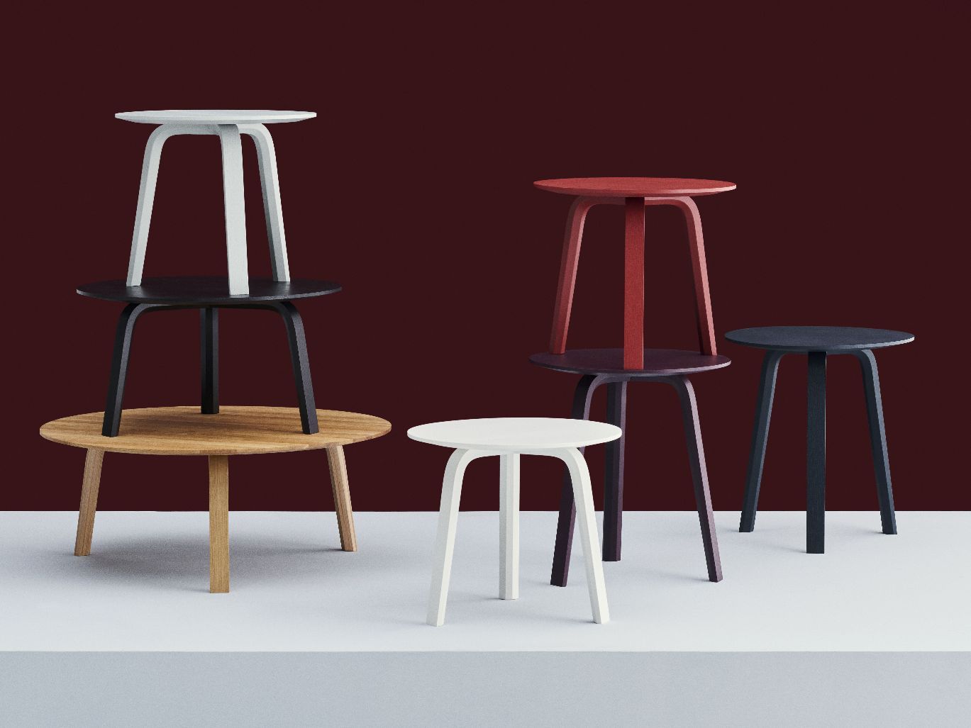 Bella Coffee Table Beistelltisch Ø 60 x H 39 cm Hay