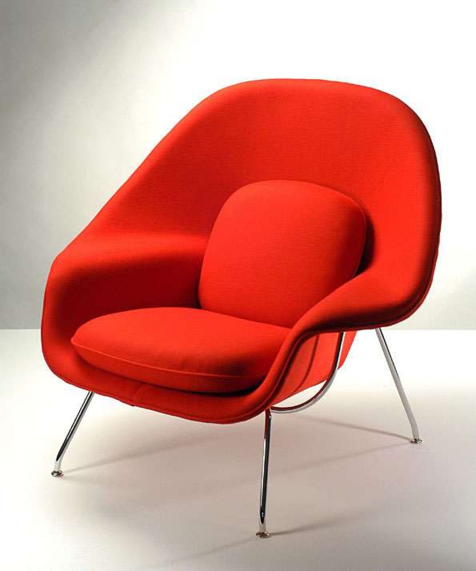 Womb Chair Sessel Knoll International Hopsack K12069 Magenta Medium Nein Nein Knoll International Womb Chair 66