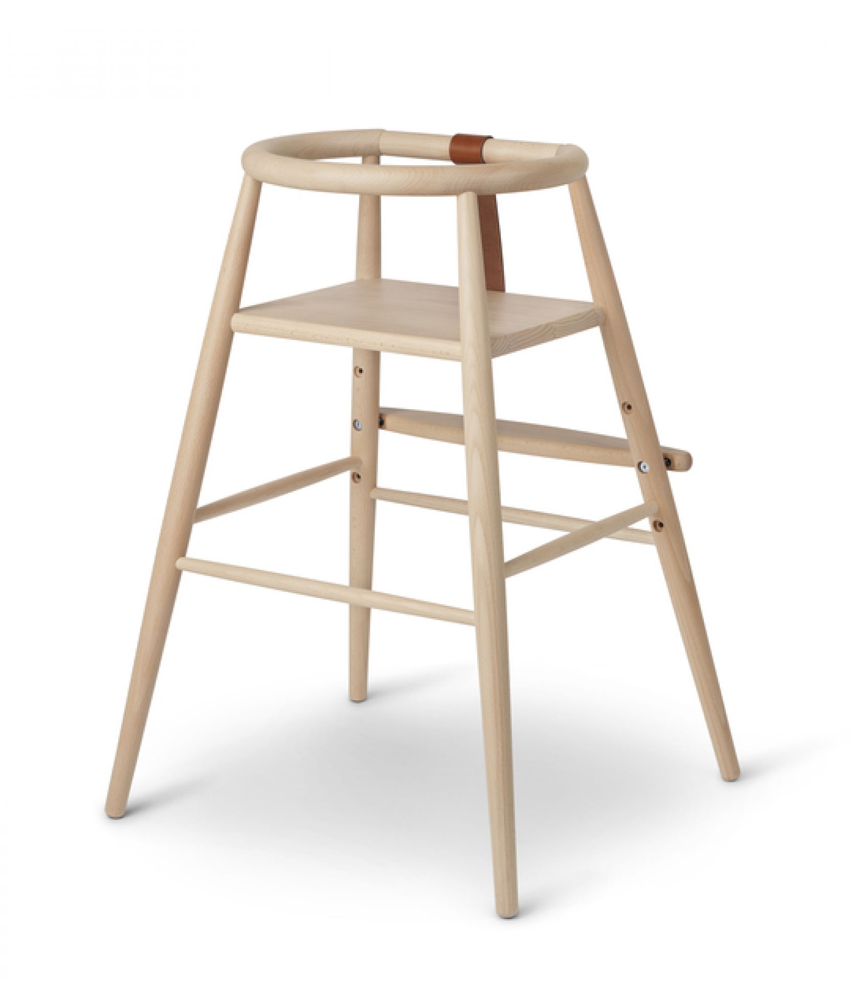 ND54 Hochstuhl aus Buchenholz von Carl Hansen & Søn, skandinavisches Design für Kinder.