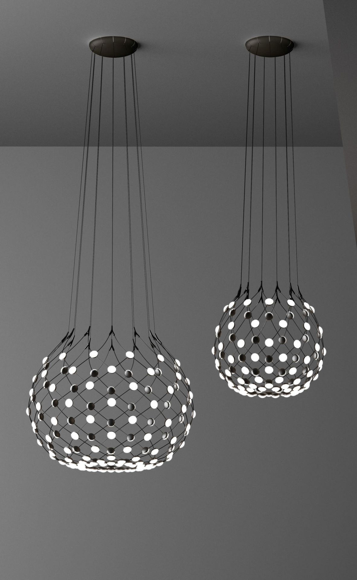 D86 Mesh Deckenleuchte Luceplan