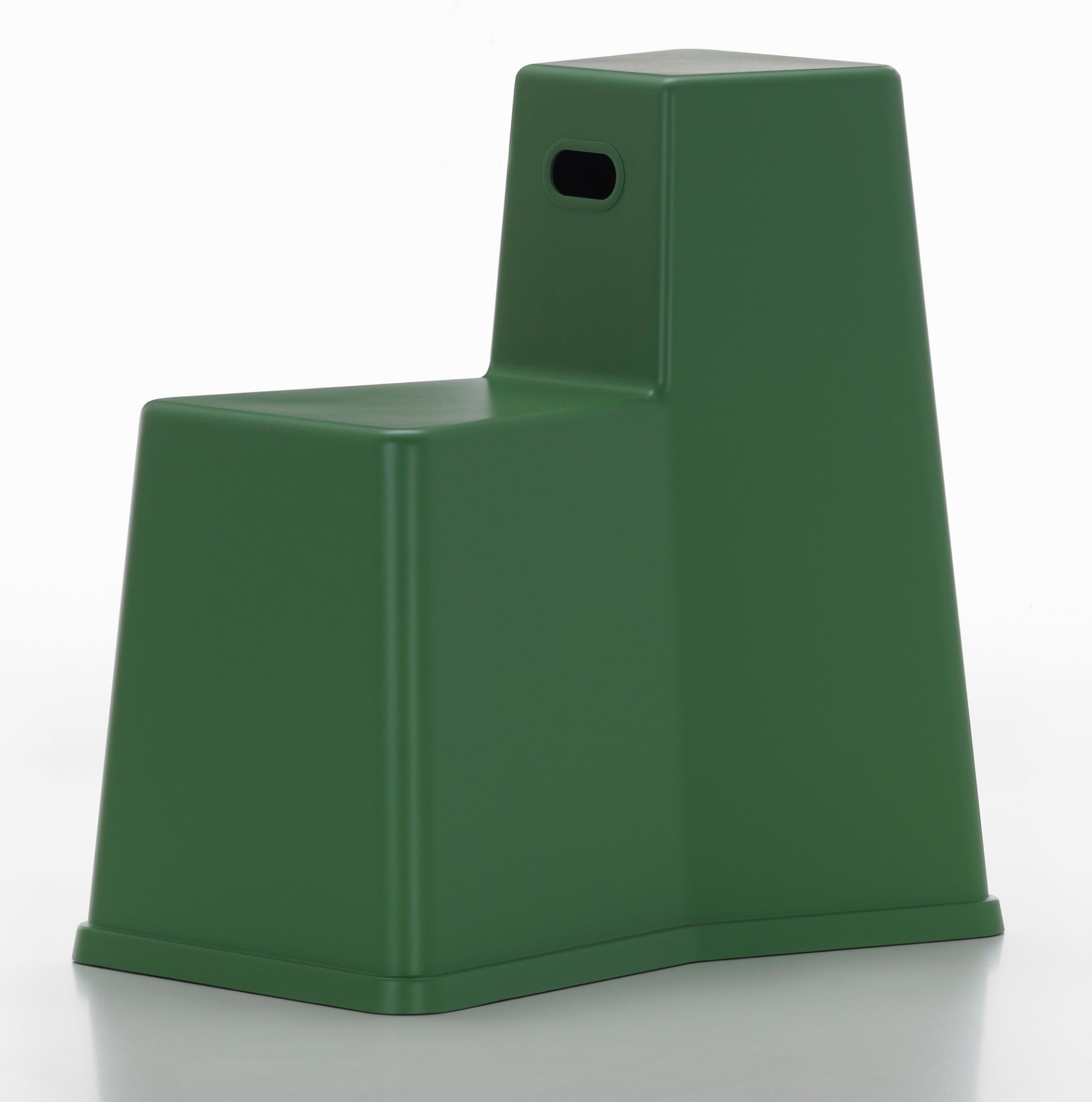 Vitra Stool Tool in Industriegrün: Moderner Hocker und Sitzgelegenheit für Büro und Zuhause.