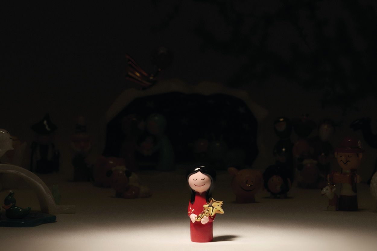 AGJ01 18 Figlio delle stelle Porzellanfigur Alessi