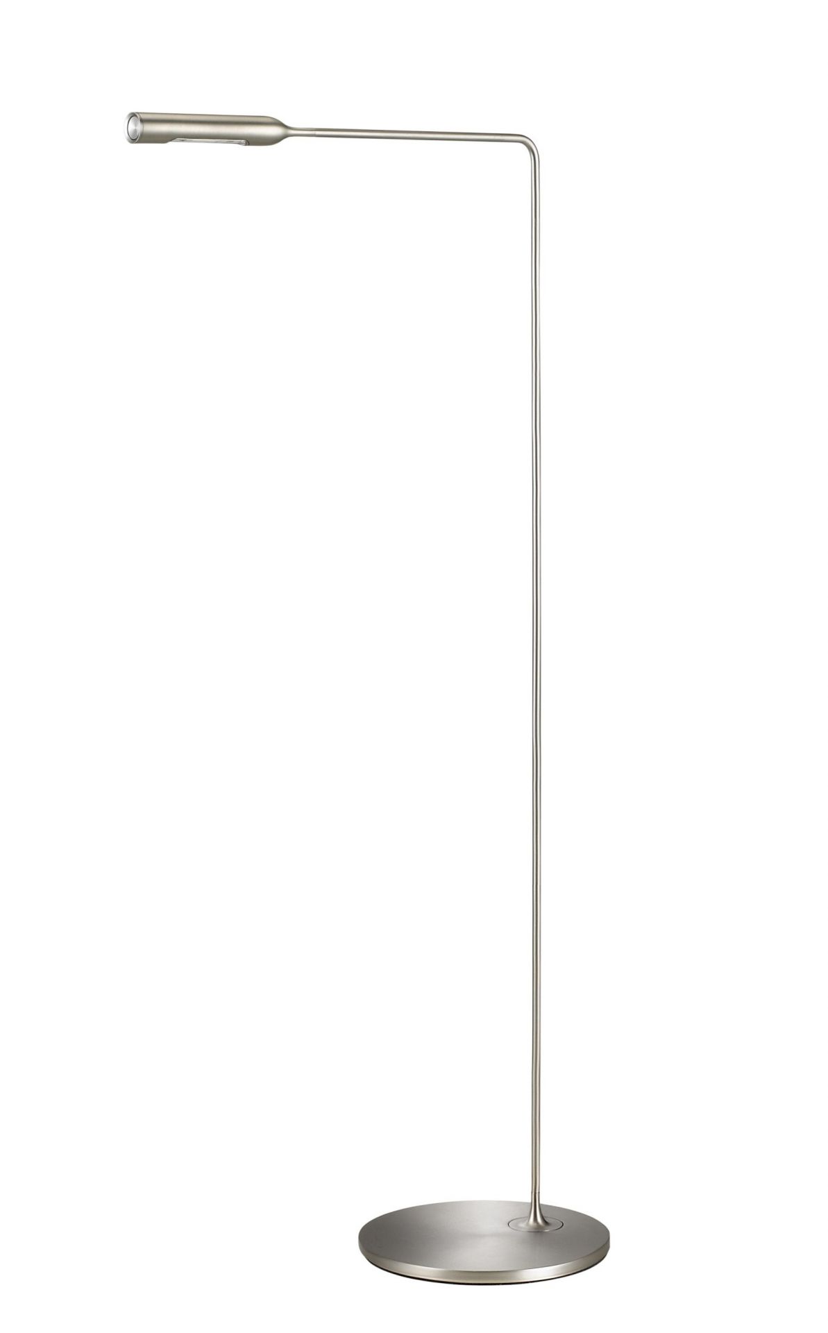 Flo Lounge Stehleuchte Nickel gebürstet Lumina