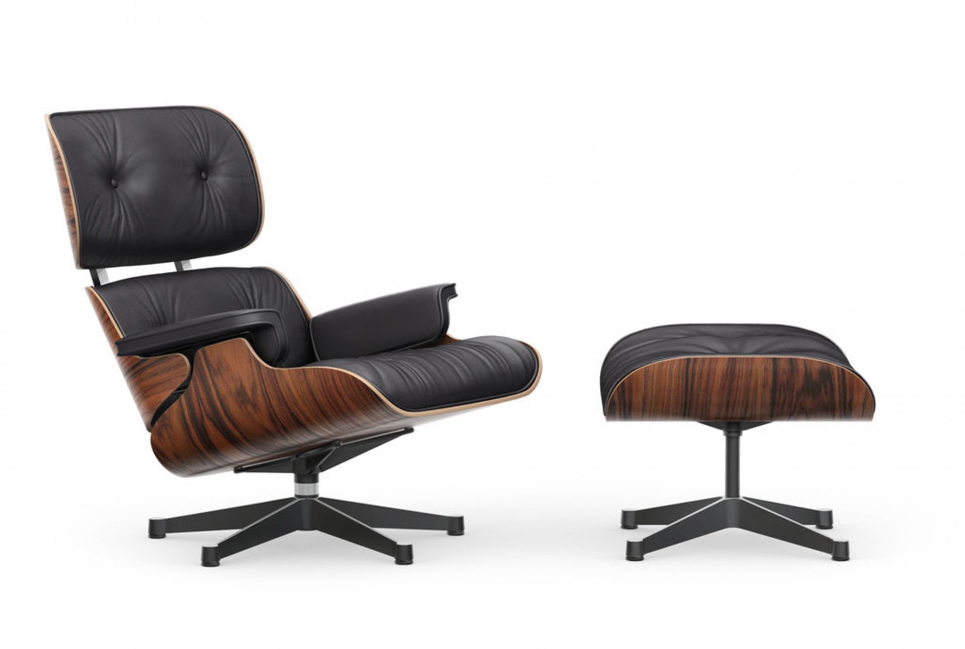 eames lounge chair  ottoman sessel palisander vitra