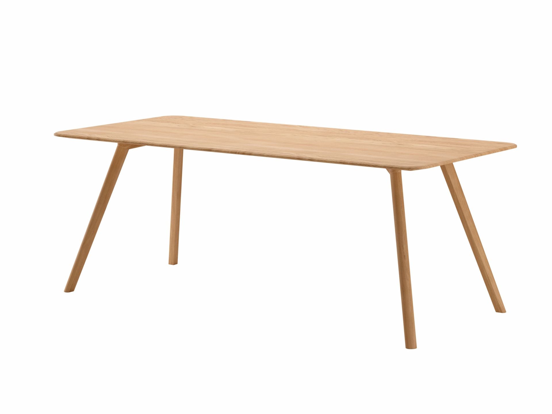 MEYER Tisch aus Holz, Large OUT, Esstisch mit schlichtem, modernem Design und vier Beinen.