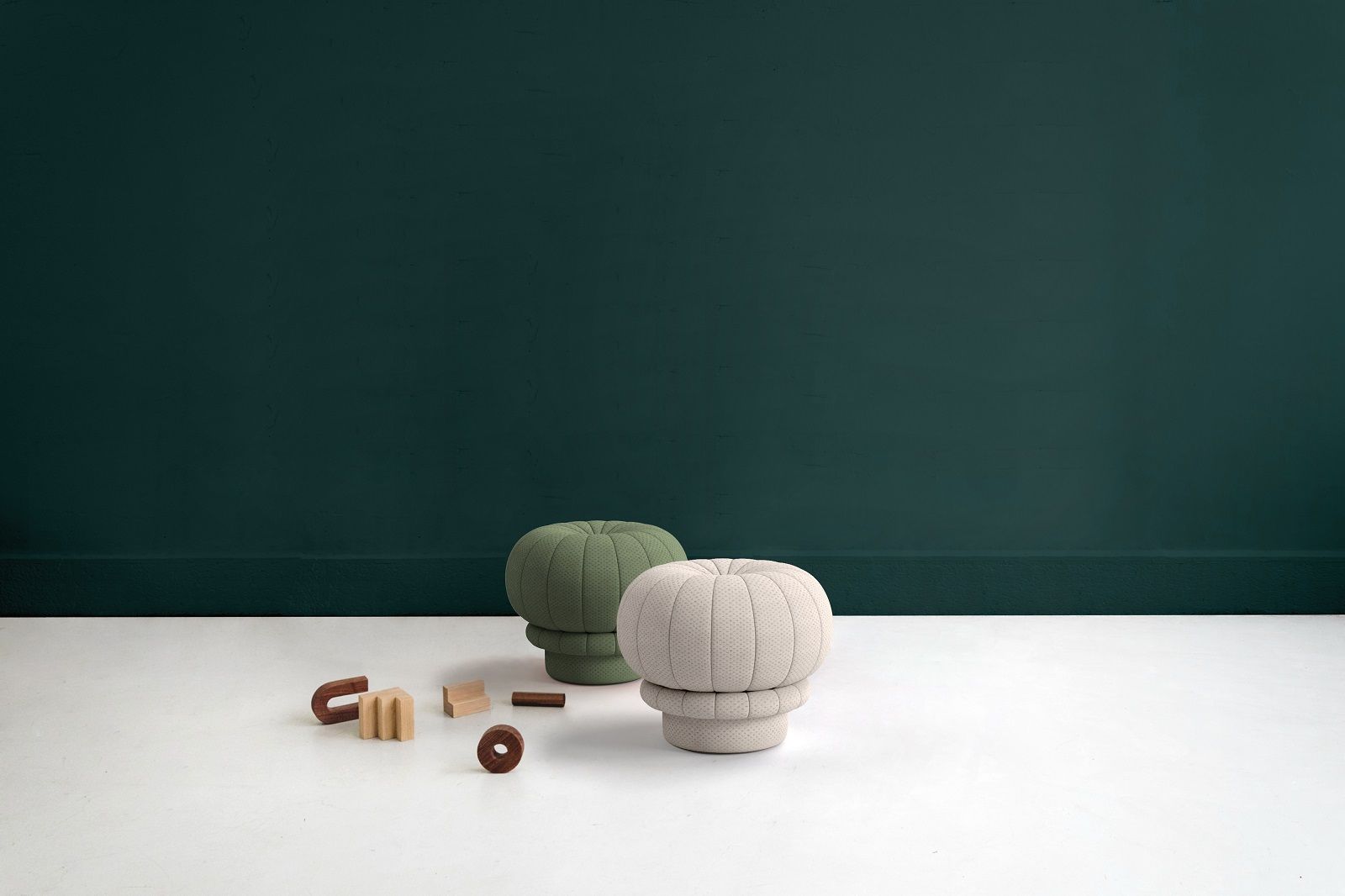 Claudie Pouf Hocker Hartô