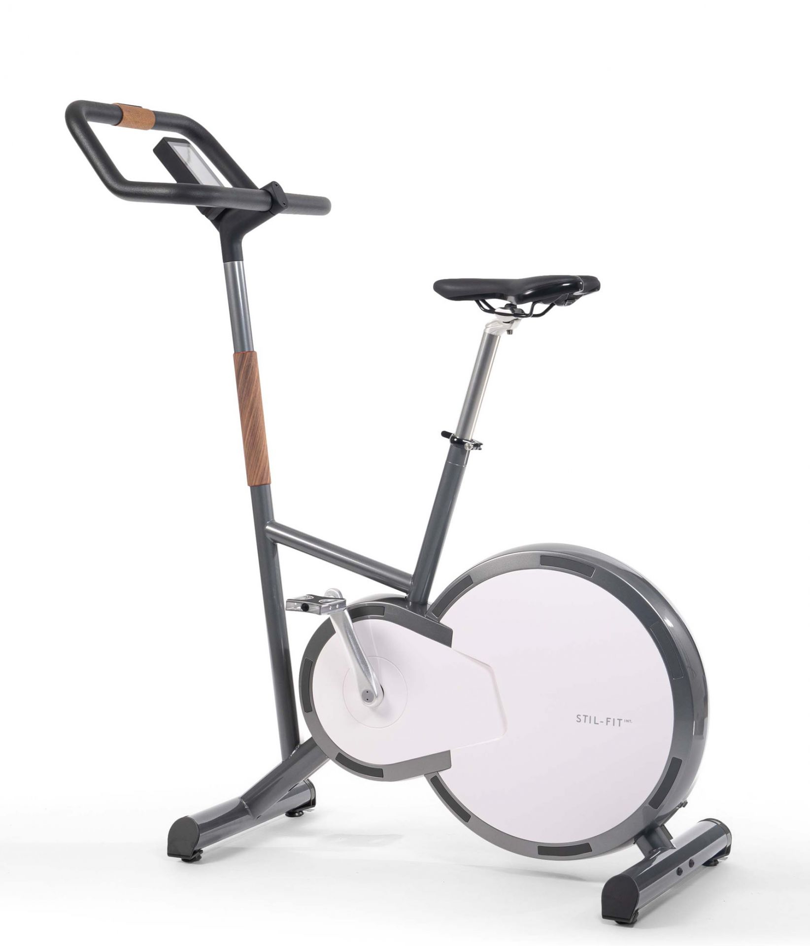 Ergometer PURE Stil-Fit Walnuss-Weiß