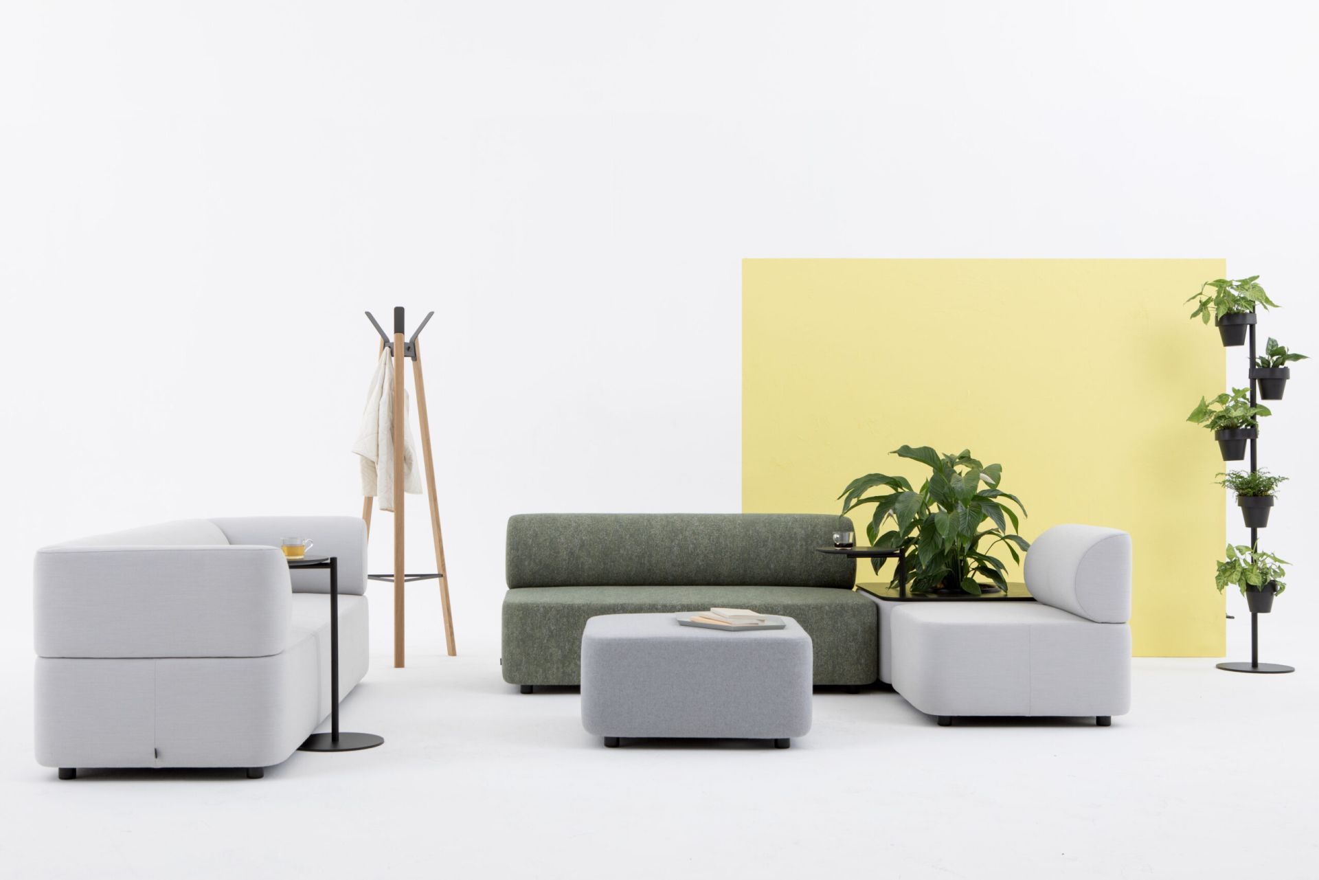 Mezza Sitzelement mit Rücken Sofa Cascando