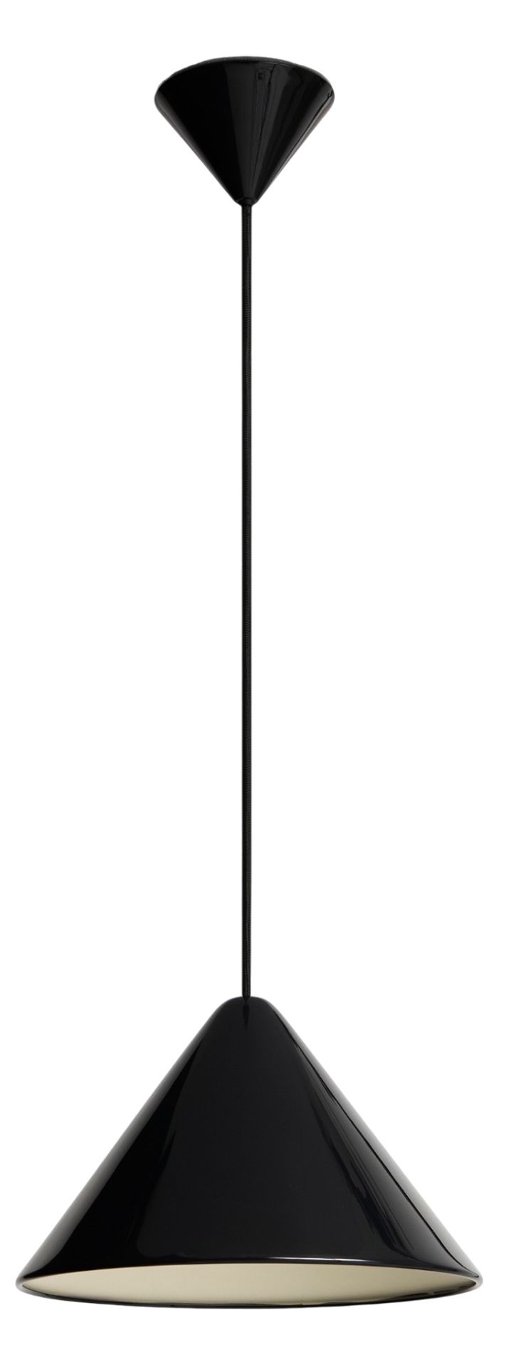 Compass Pendant 260 Pendelleuchte Aluminium Soft black Hay