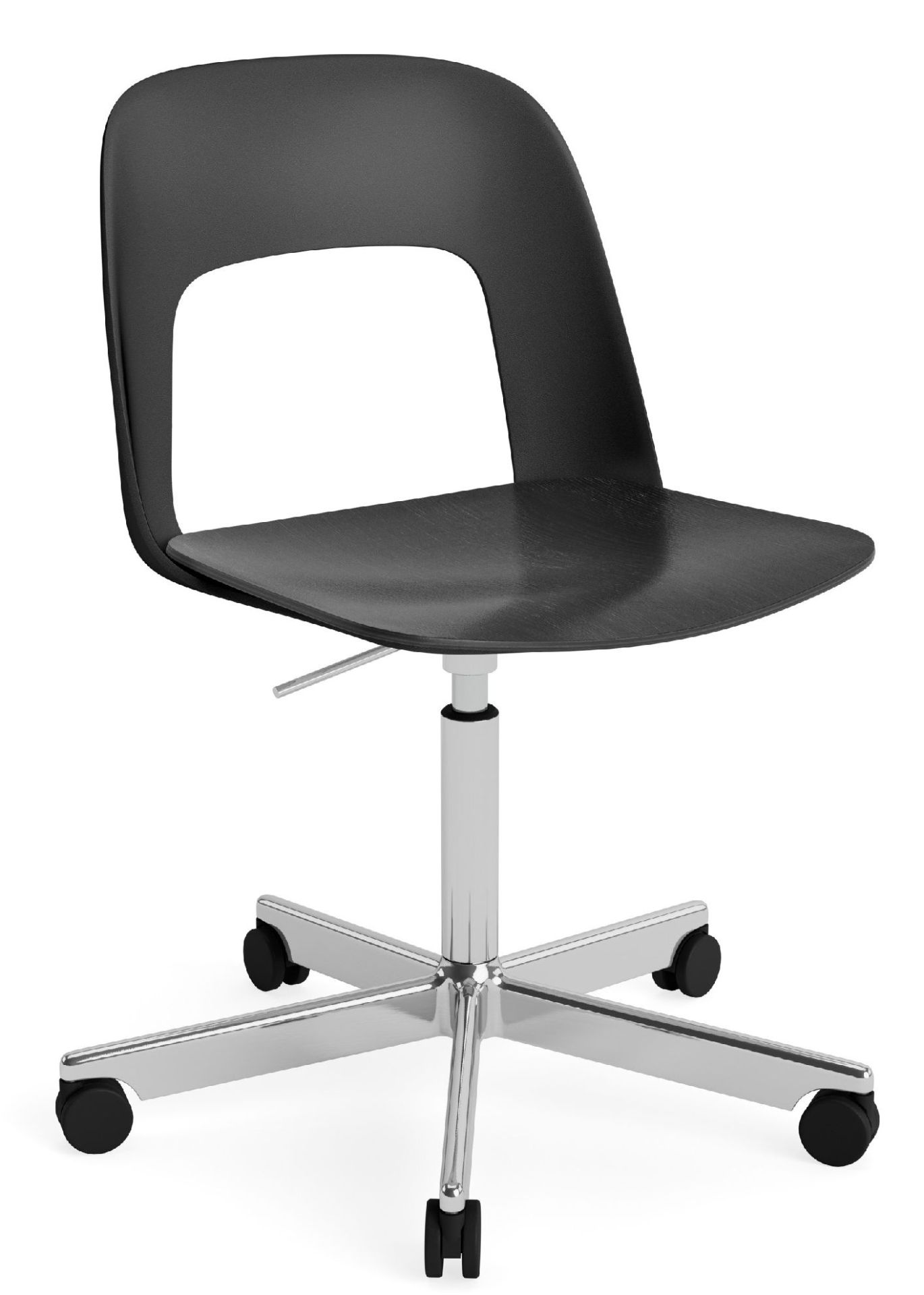 Layout Side Chair 142 5-Stern Drehfuß Stuhl Hay