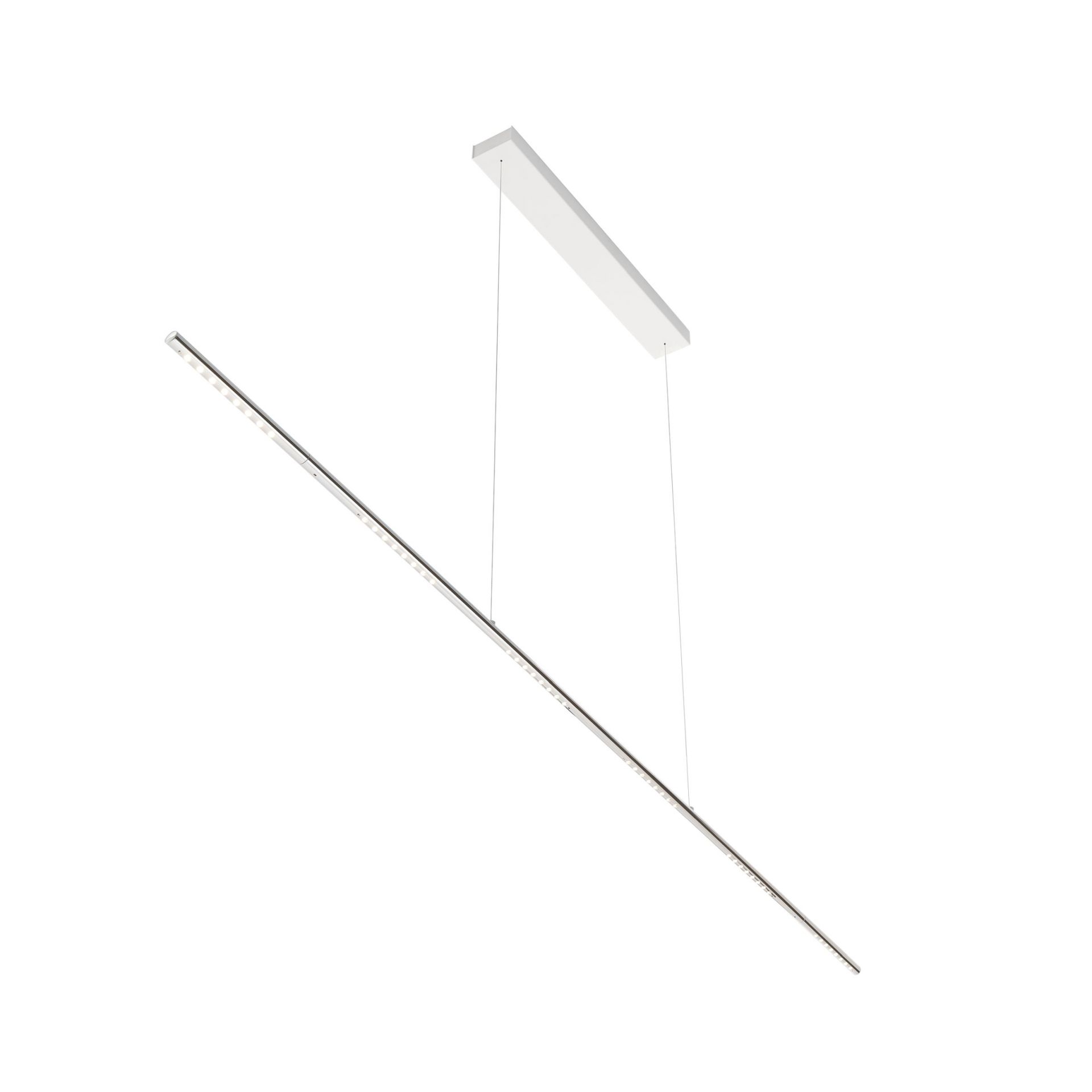 LUM 195 Pendelleuchte von Tecnolumen, verchromtes Metall, moderne LED-Hängeleuchte für Wohnzimmer und Büro.