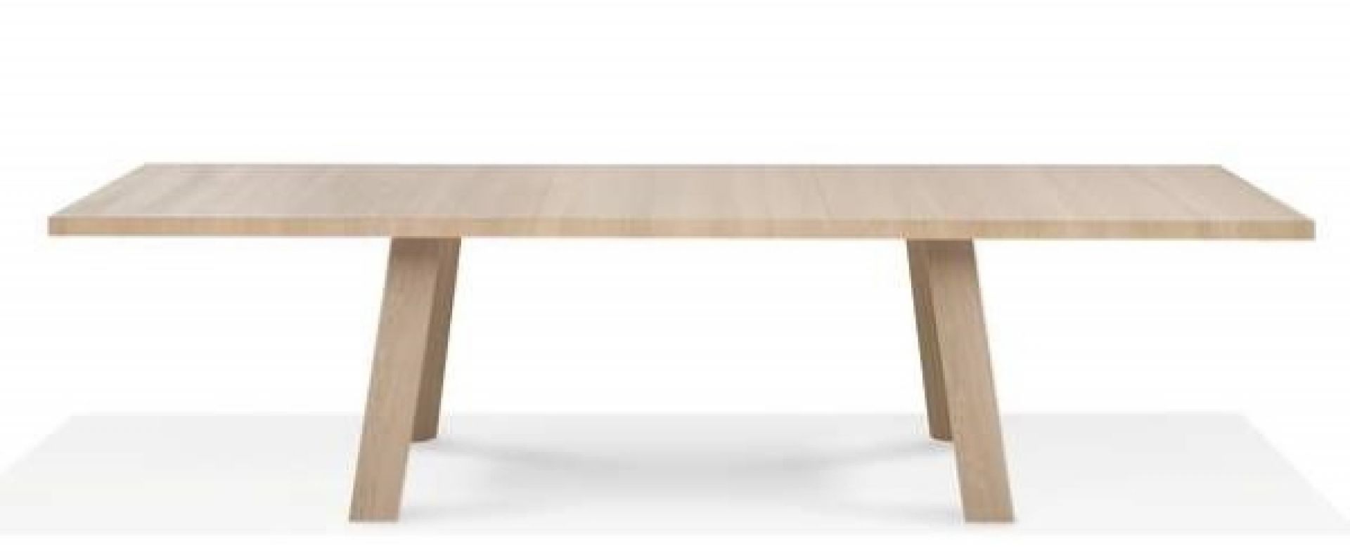 Heller Tadeo Tisch von Walter Knoll, Esstisch aus hellem Holz mit schlichtem Design.