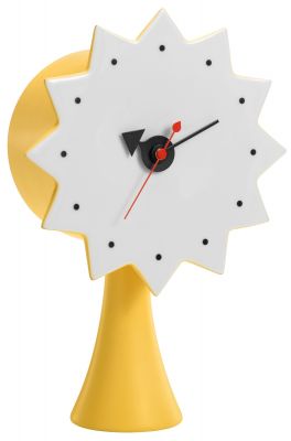 Desk Ceramic Clock Tischuhr Vitra-gelb