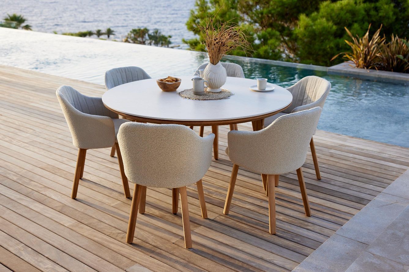 Aspect Table Esstisch rund Outdoor Cane-Line 