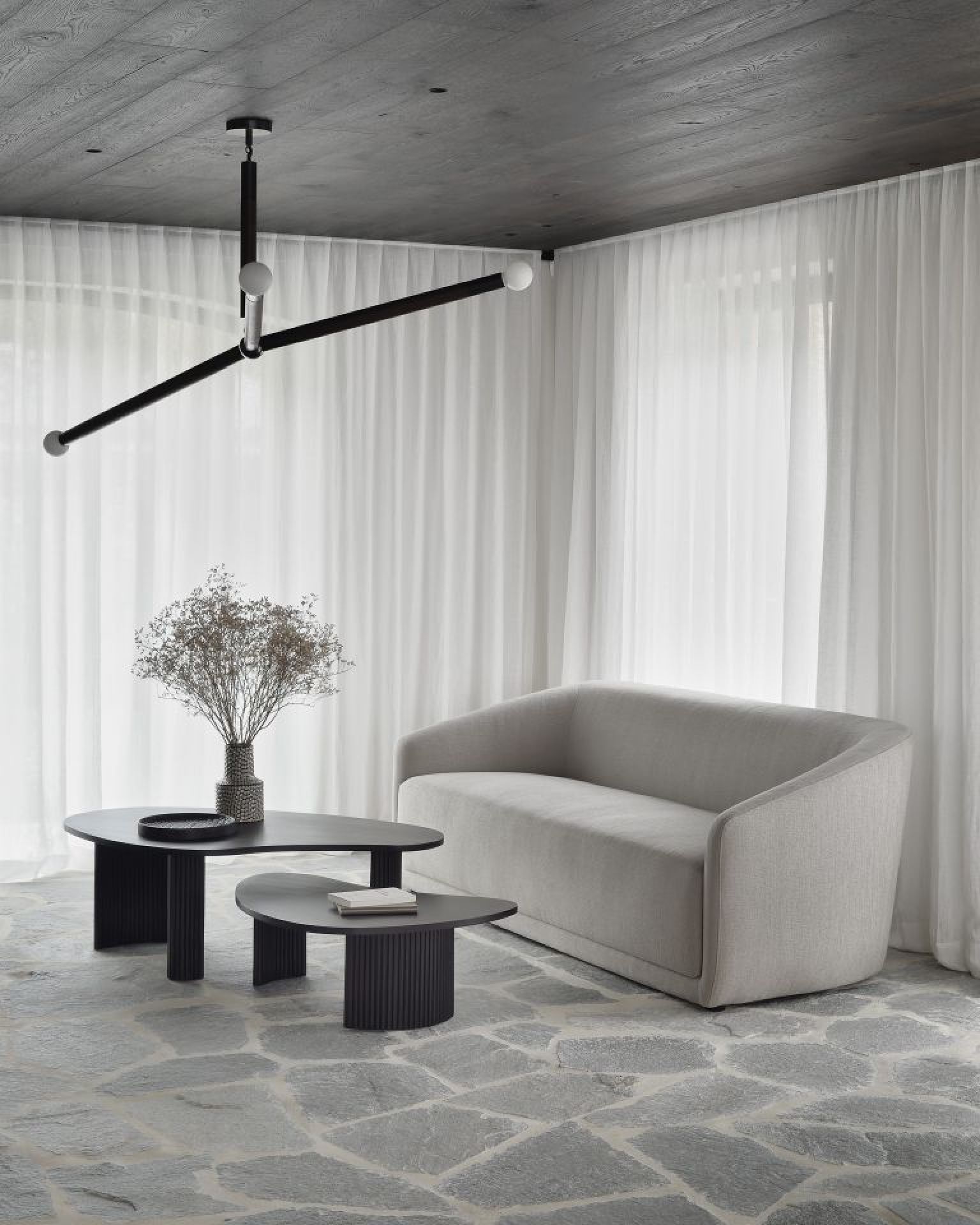 Boomerang Couchtisch Mahagoni Ethnicraft