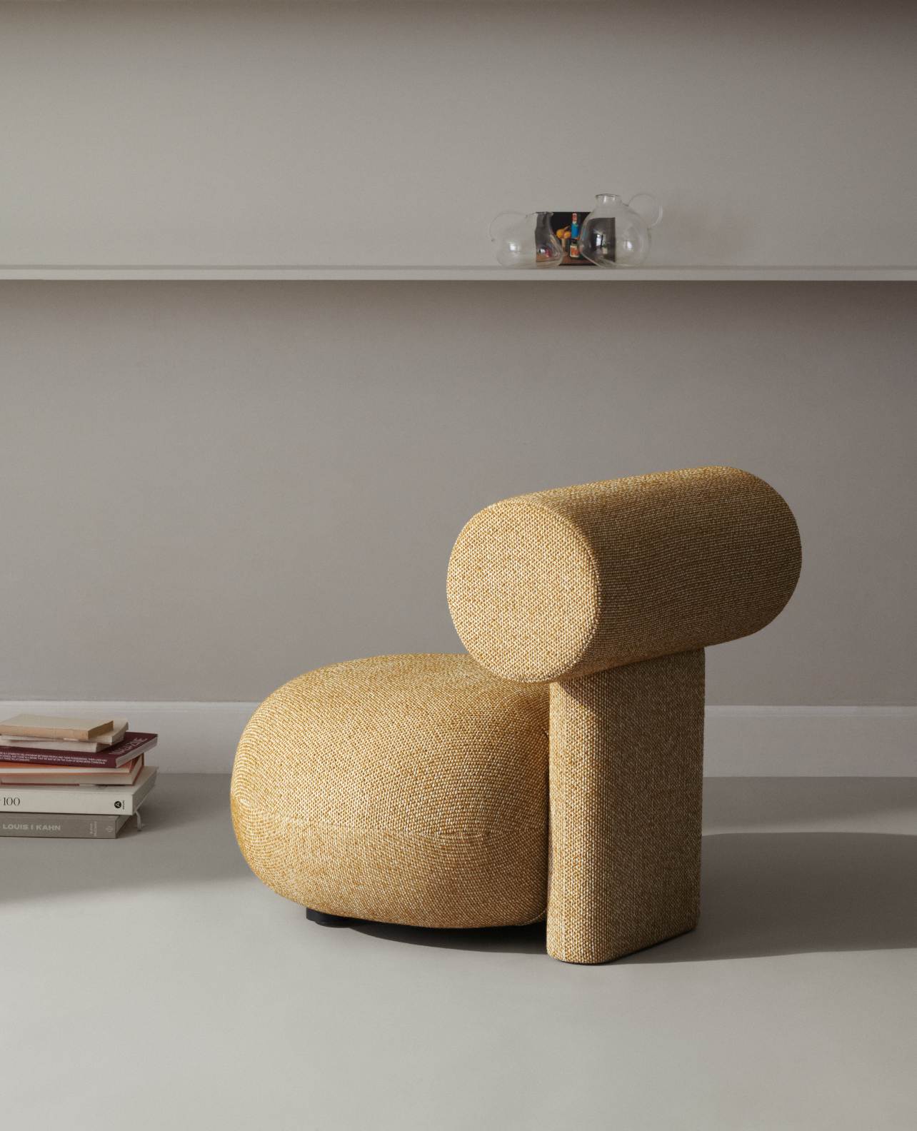 Hippo Lounge Chair Sessel Vollgepolstert NORR11