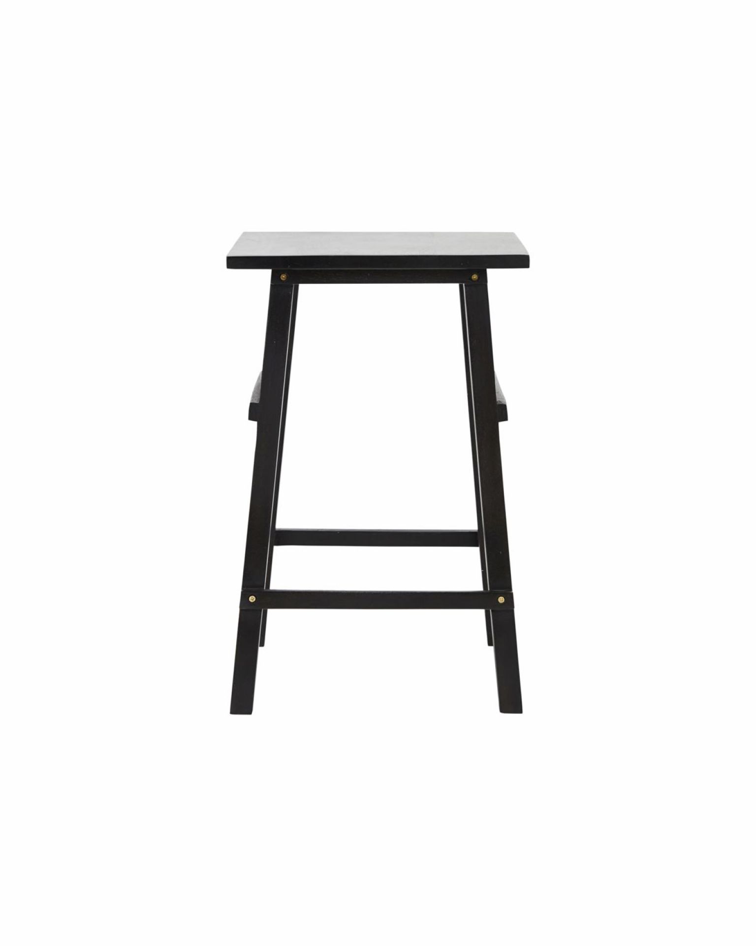 Schwarzer Laddi Beistelltisch von House Doctor, ein minimalistischer Holztisch für Wohnzimmer und Schlafzimmer.