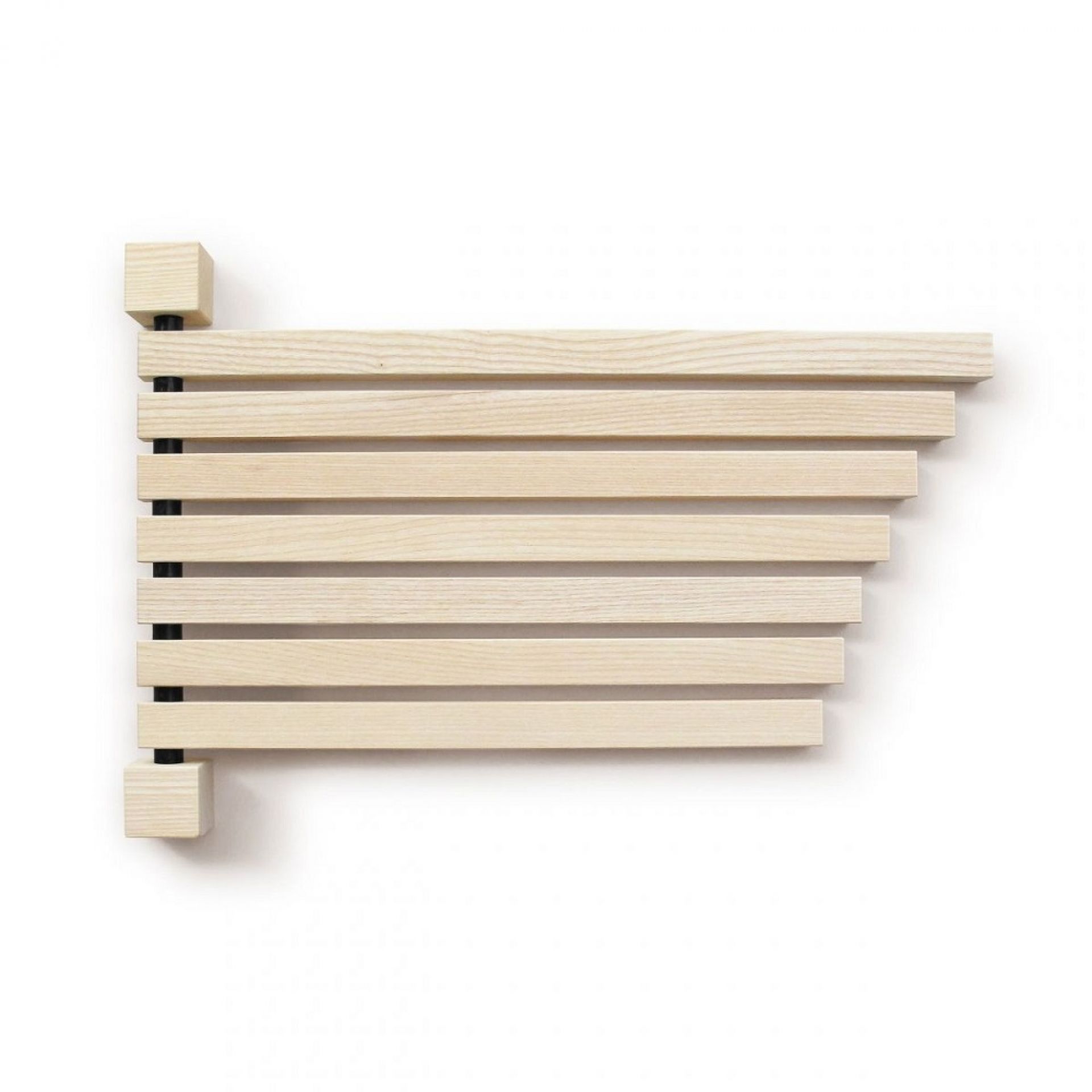 Pavo L Peacock Wandpfau: Moderne Wanddekoration aus hellem Holz, abstraktes Design für Wohnzimmer und Schlafzimmer.