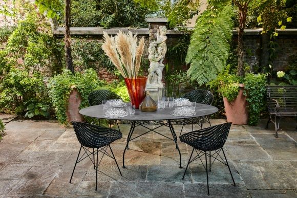 Smatrik Outdoor Stuhl Kartell Weiß