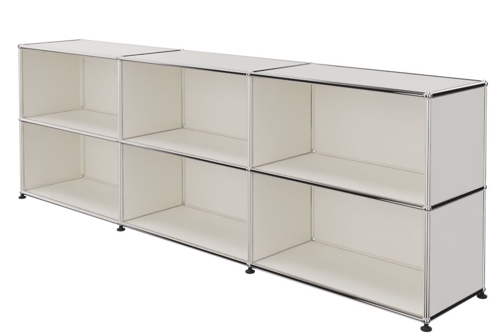 USM Haller Regal Offen Hx75 cm Reinweiß FAST DELIVERY