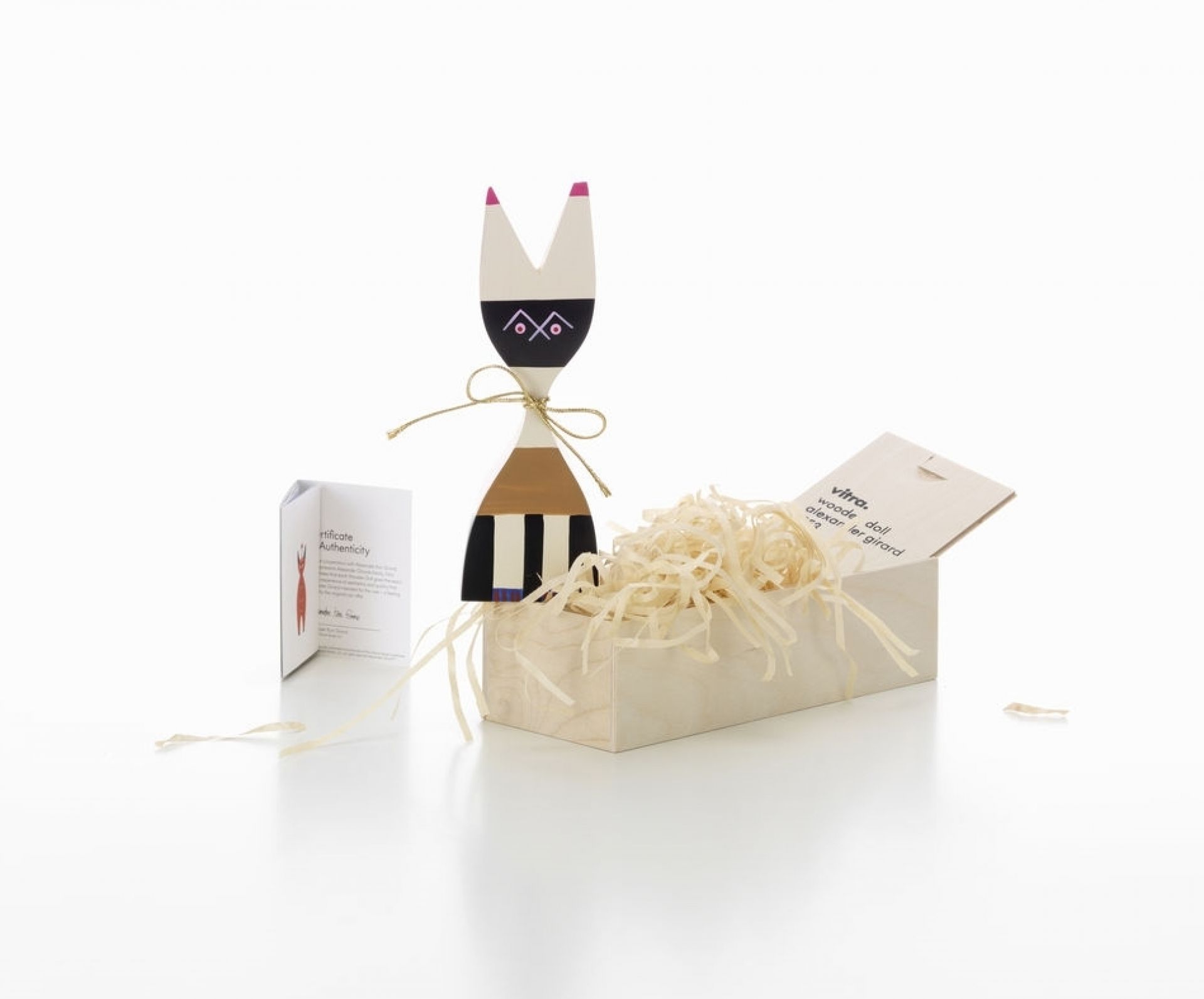 Vitra Wooden Doll No. 9 Holzfigur mit Verpackung und Echtheitszertifikat, Sammlerstück und Deko-Objekt.