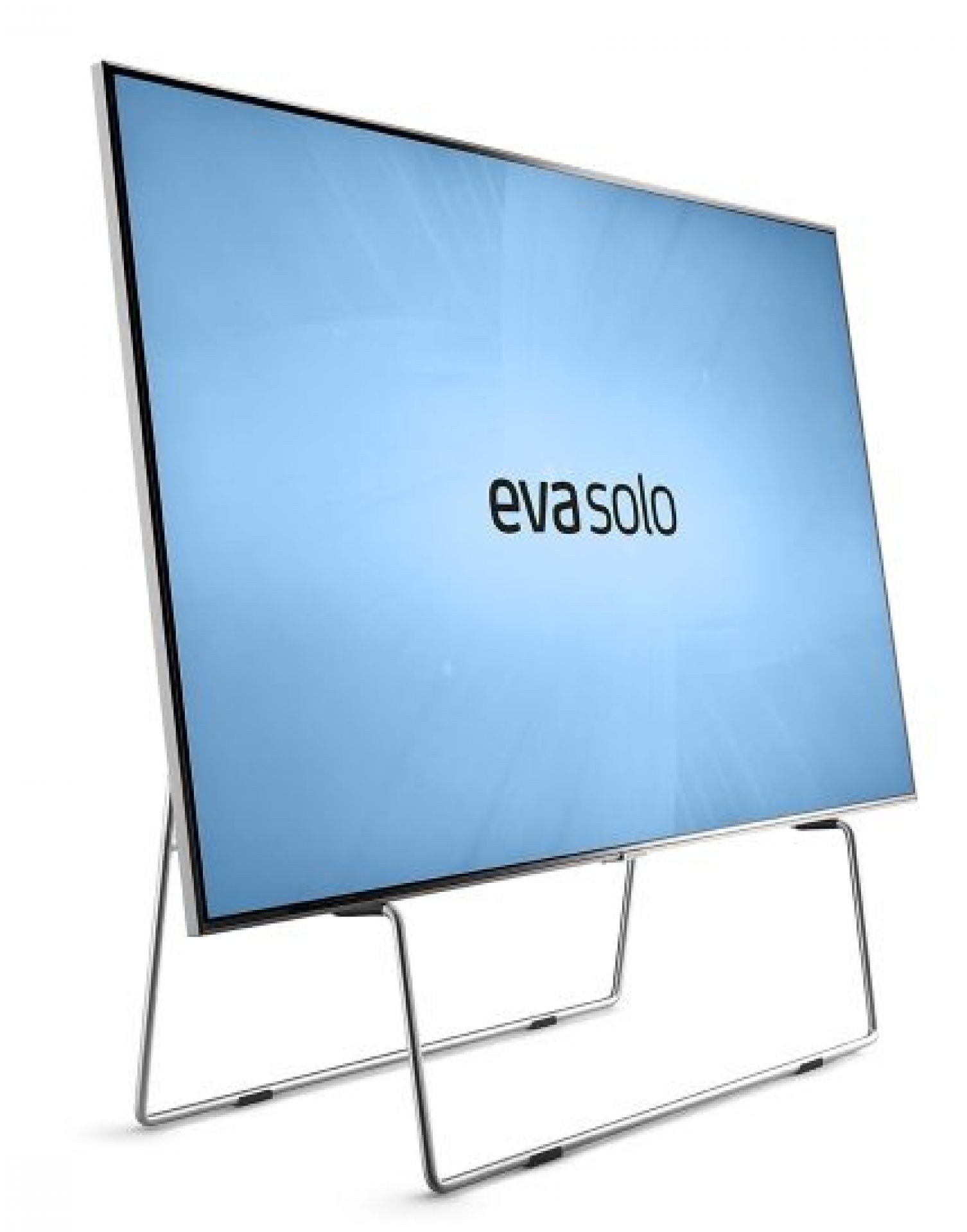 Carry TV-Ständer von Eva Solo: Moderner Fernsehständer aus Metall, freistehend und minimalistisch designt.