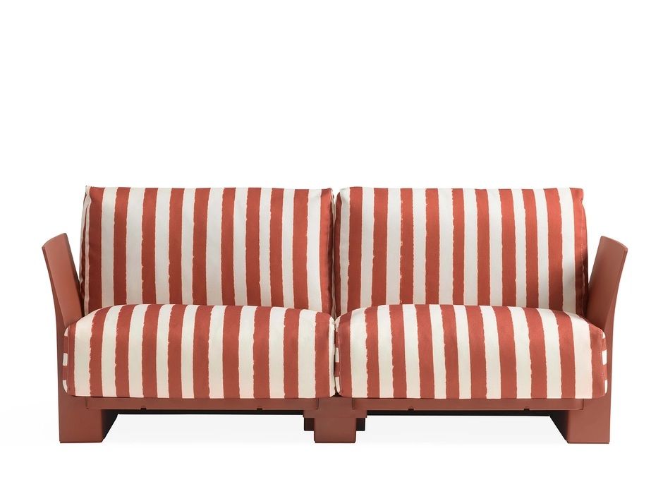 Pop Outdoor Monoblock Sofa 2-Sitzer Kartell