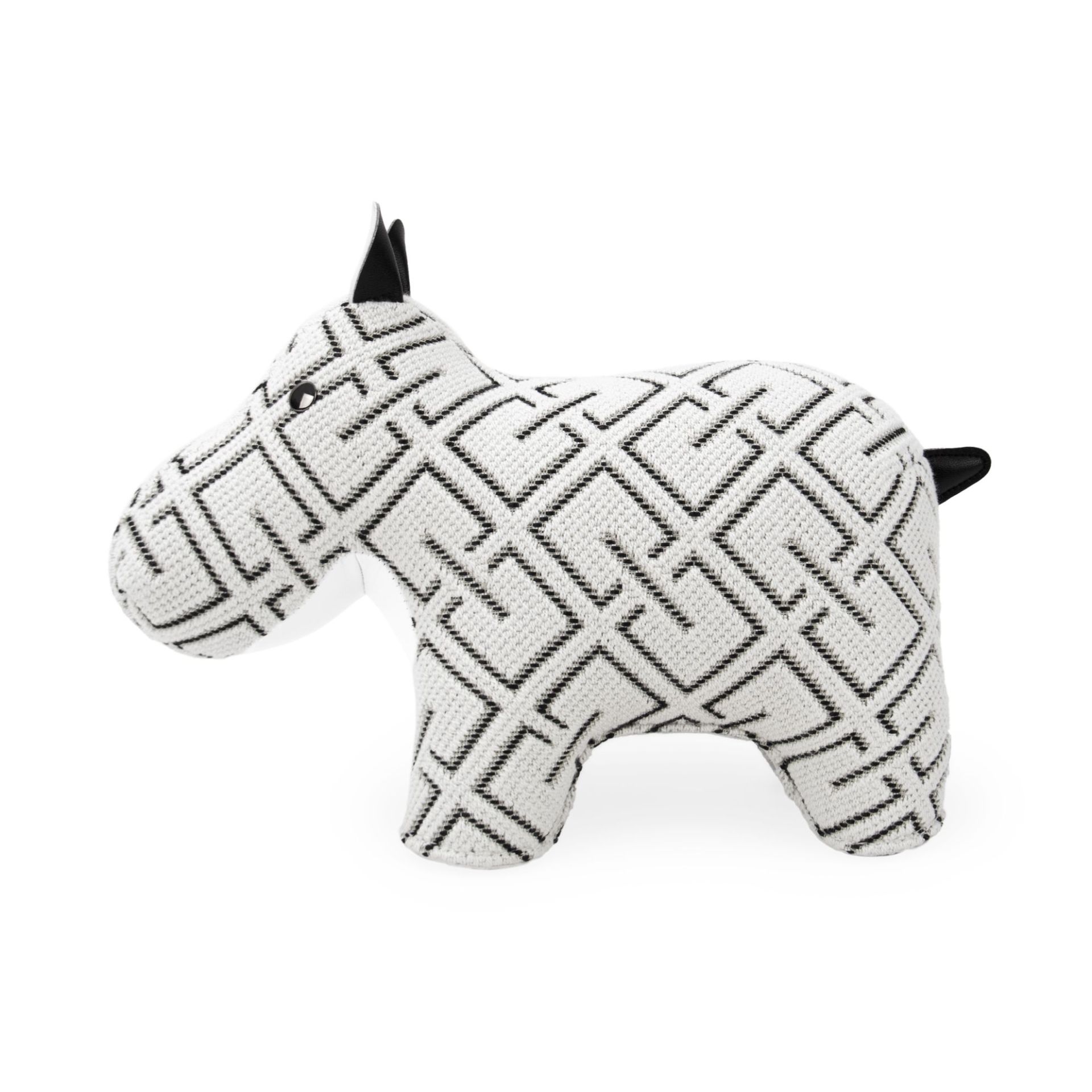 Buchstütze Hippo Grid weiß Züny x KVADRAT