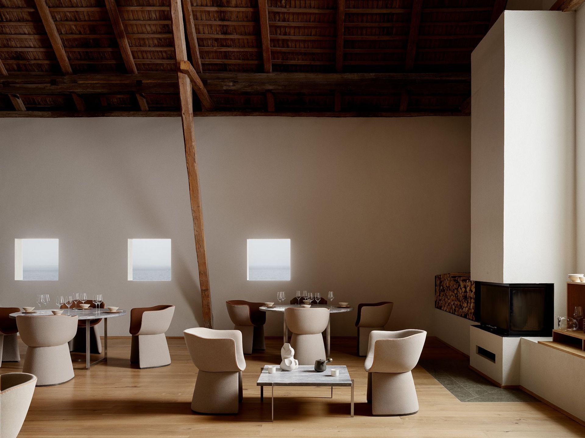 Monolit Loungesessel / Esszimmerstuhl Fritz Hansen