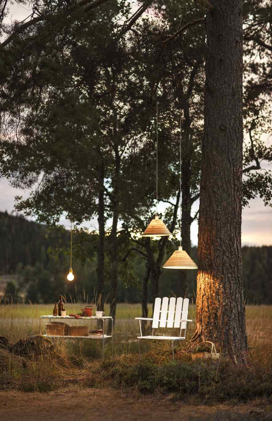 Armlehnstuhl A2 Grythyttan Stalmöbler Eichenholz weiß lackiert