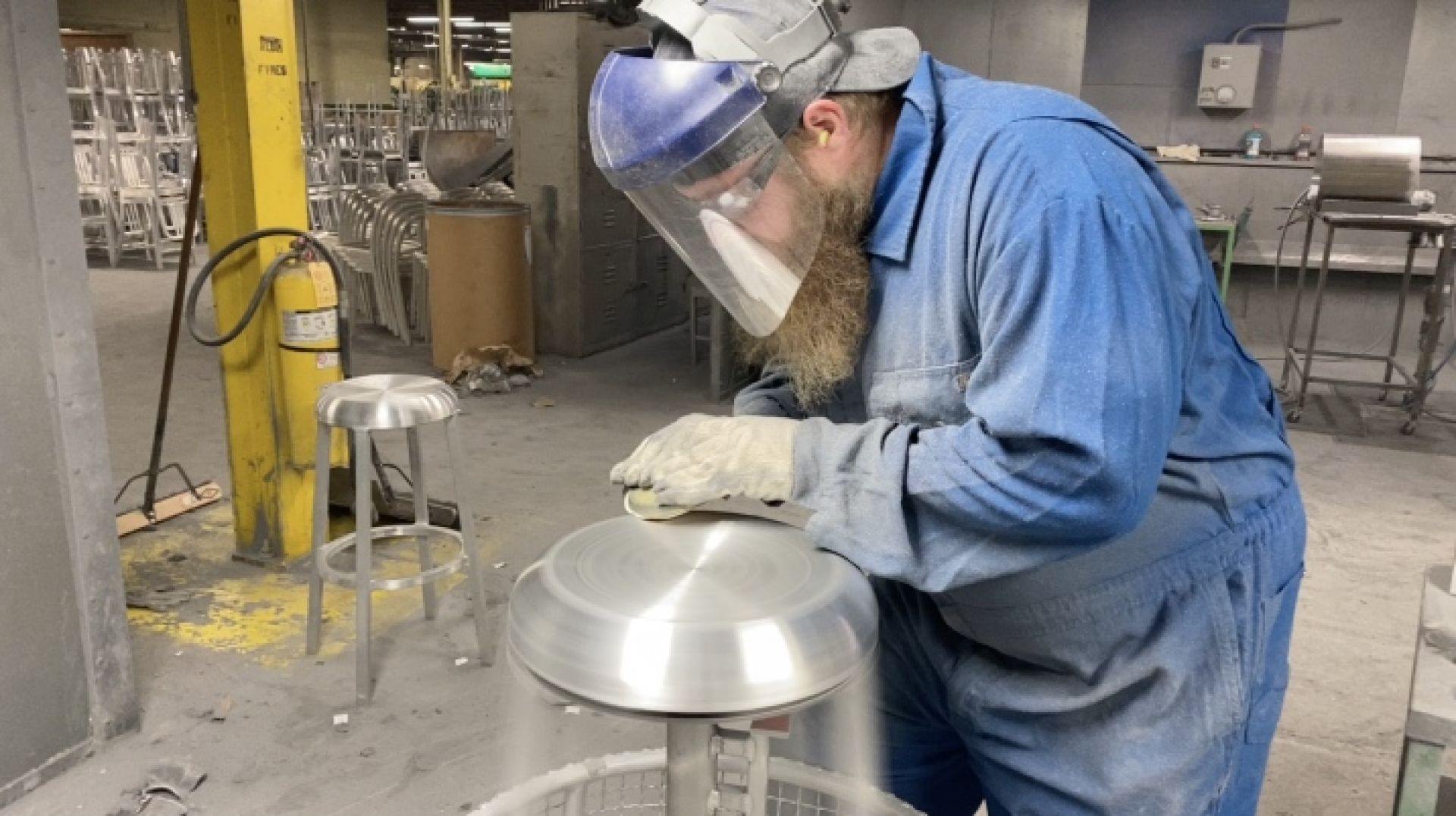 Za Stool Hocker Emeco