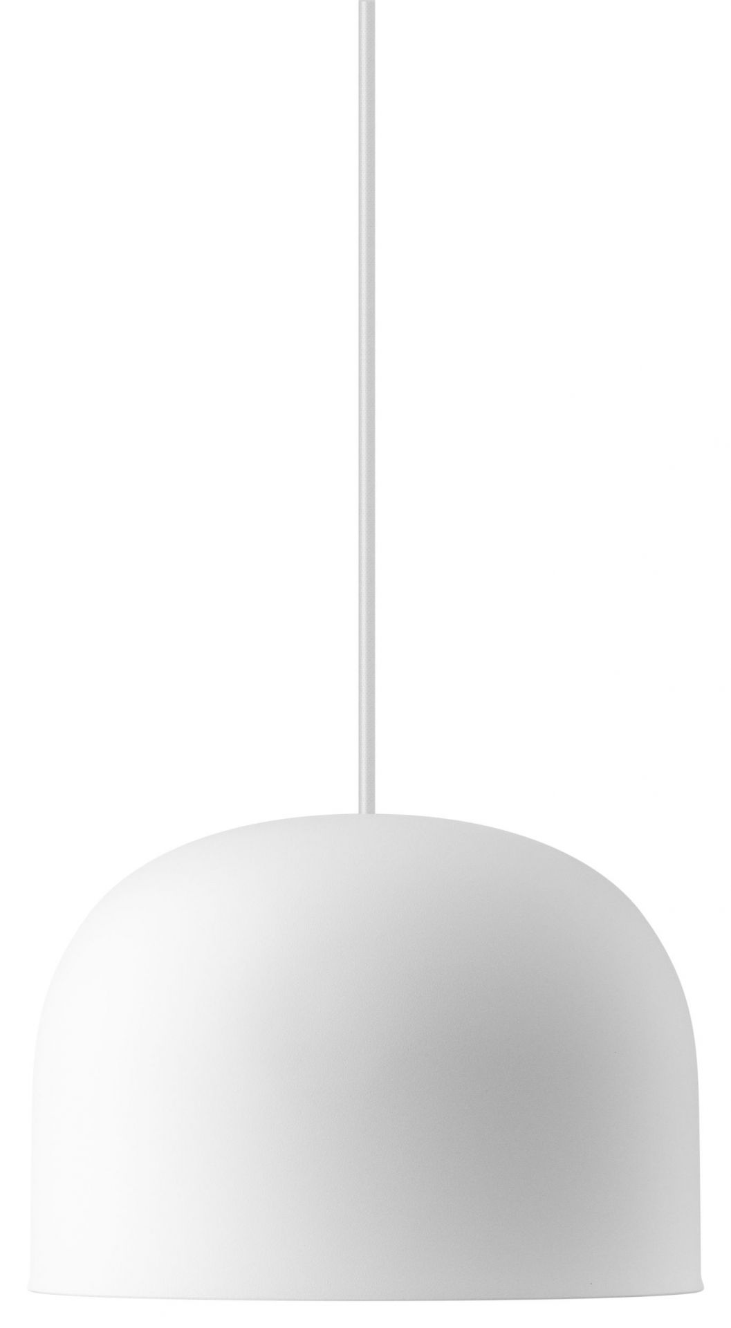 Weiße Quay Hängeleuchte von Eva Solo, moderne Pendelleuchte für Wohnzimmer und Esszimmer.