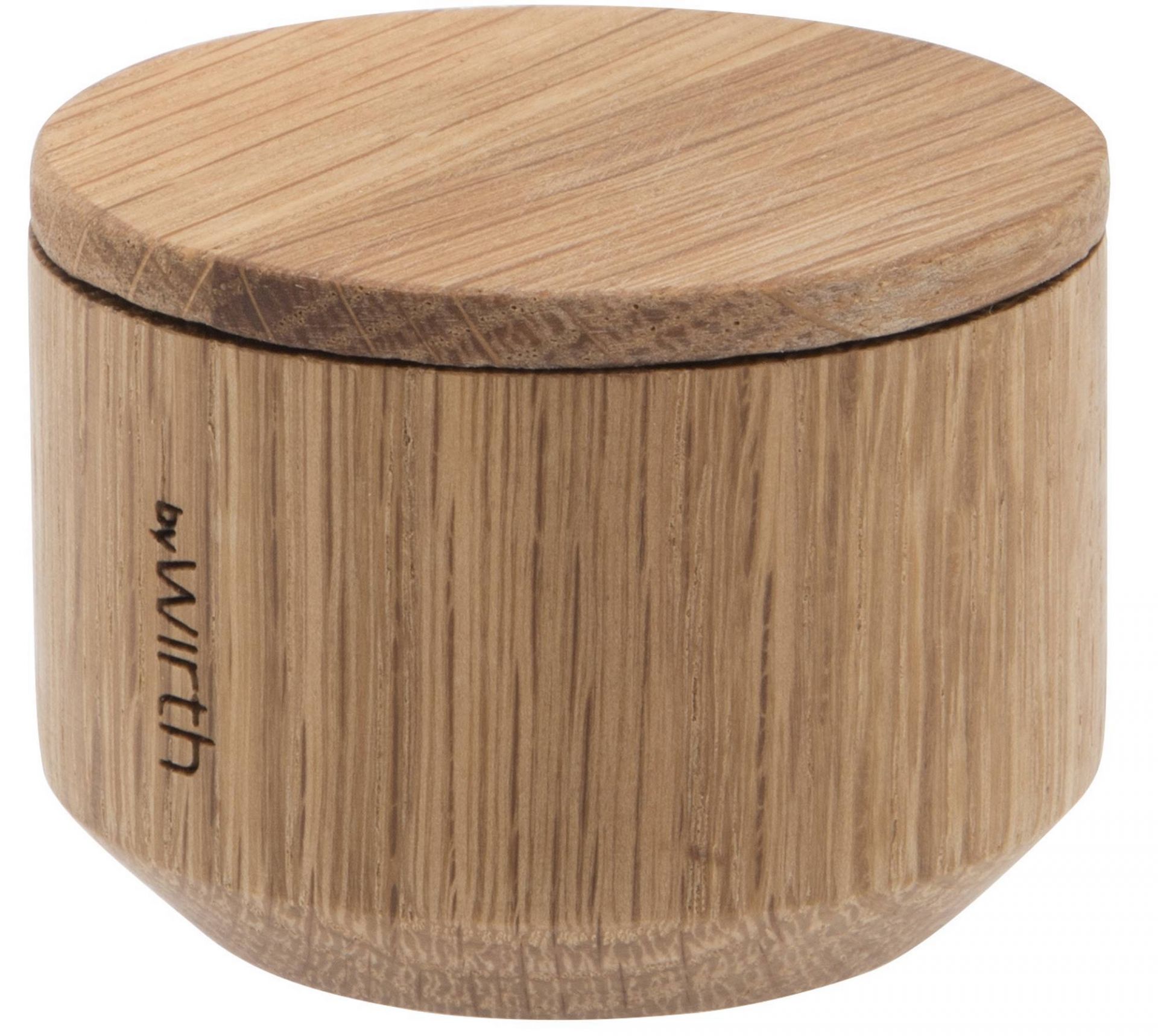 Salt Me Salzbehälter by Wirth aus hellem Holz mit Deckel, für die stilvolle Aufbewahrung von Salz.
