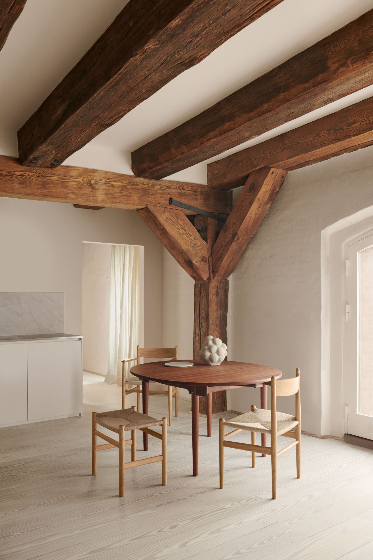 CH337 Ovaler Esstisch ausziehbar Walnuss geölt Carl Hansen & Søn Einlegeplatte geschenkt!