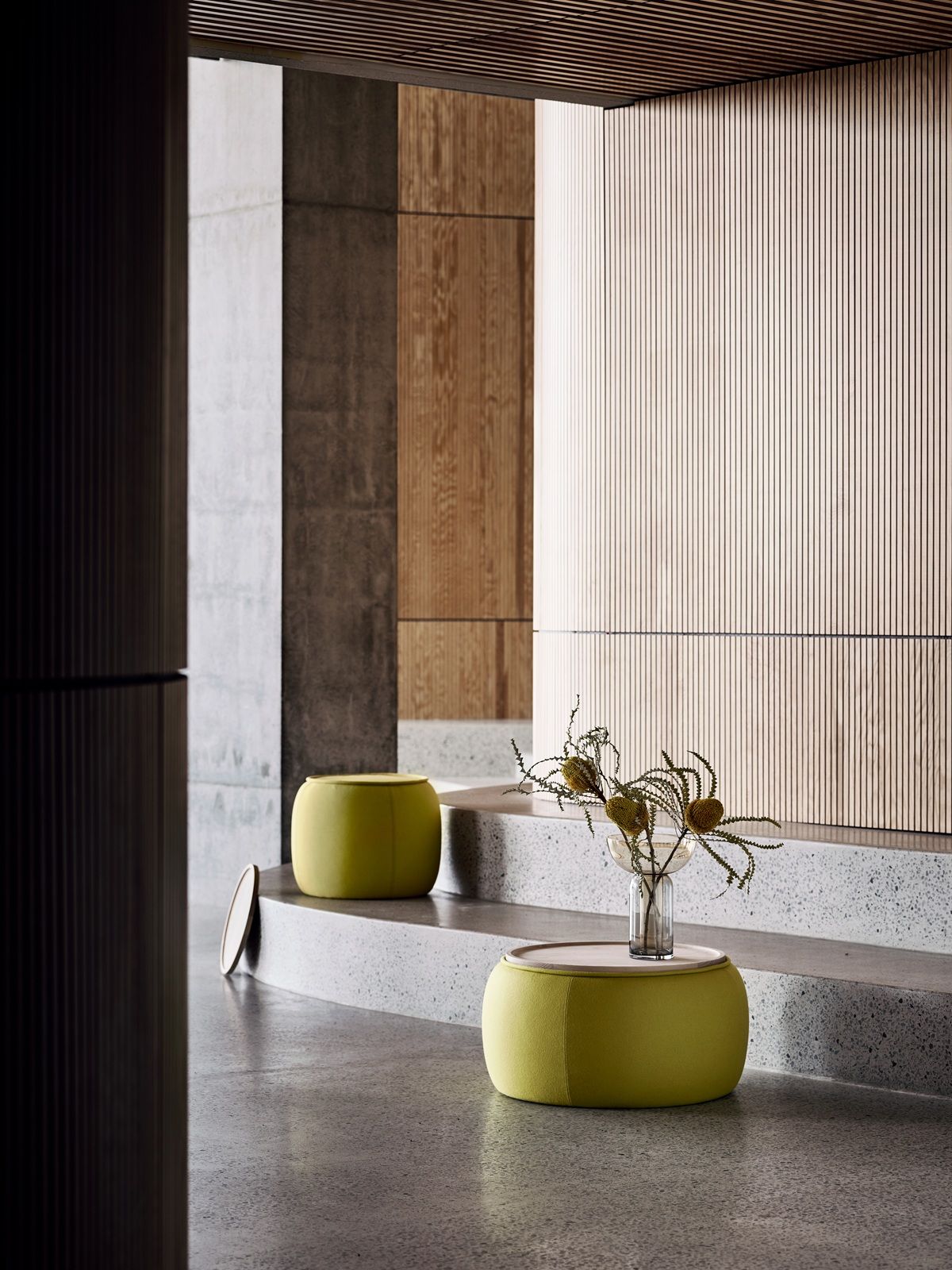 CONGA Tray Tablett Eiche für Hocker Softline