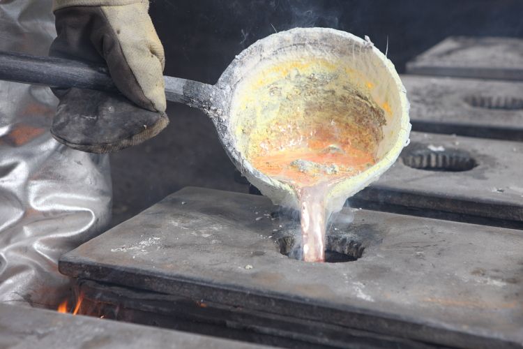 Walter Gropius Türdrücker Tecnolumen Nickel poliert